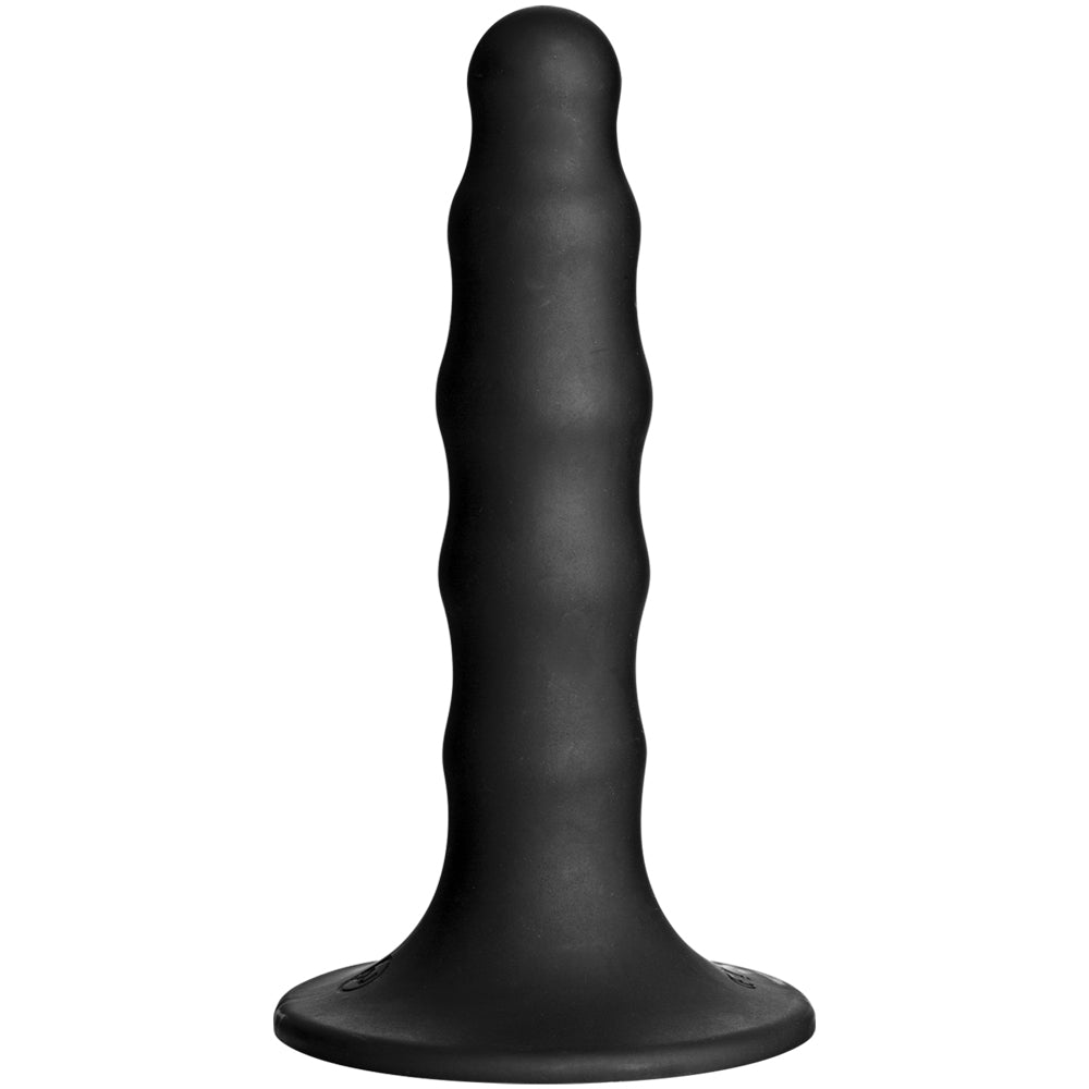 Doc Johnson Vac-U-Lock Ripple Silicone Dildo - Realistic Textured Design for Enhanced Pleasure - Perfect for Couples and Solo Play