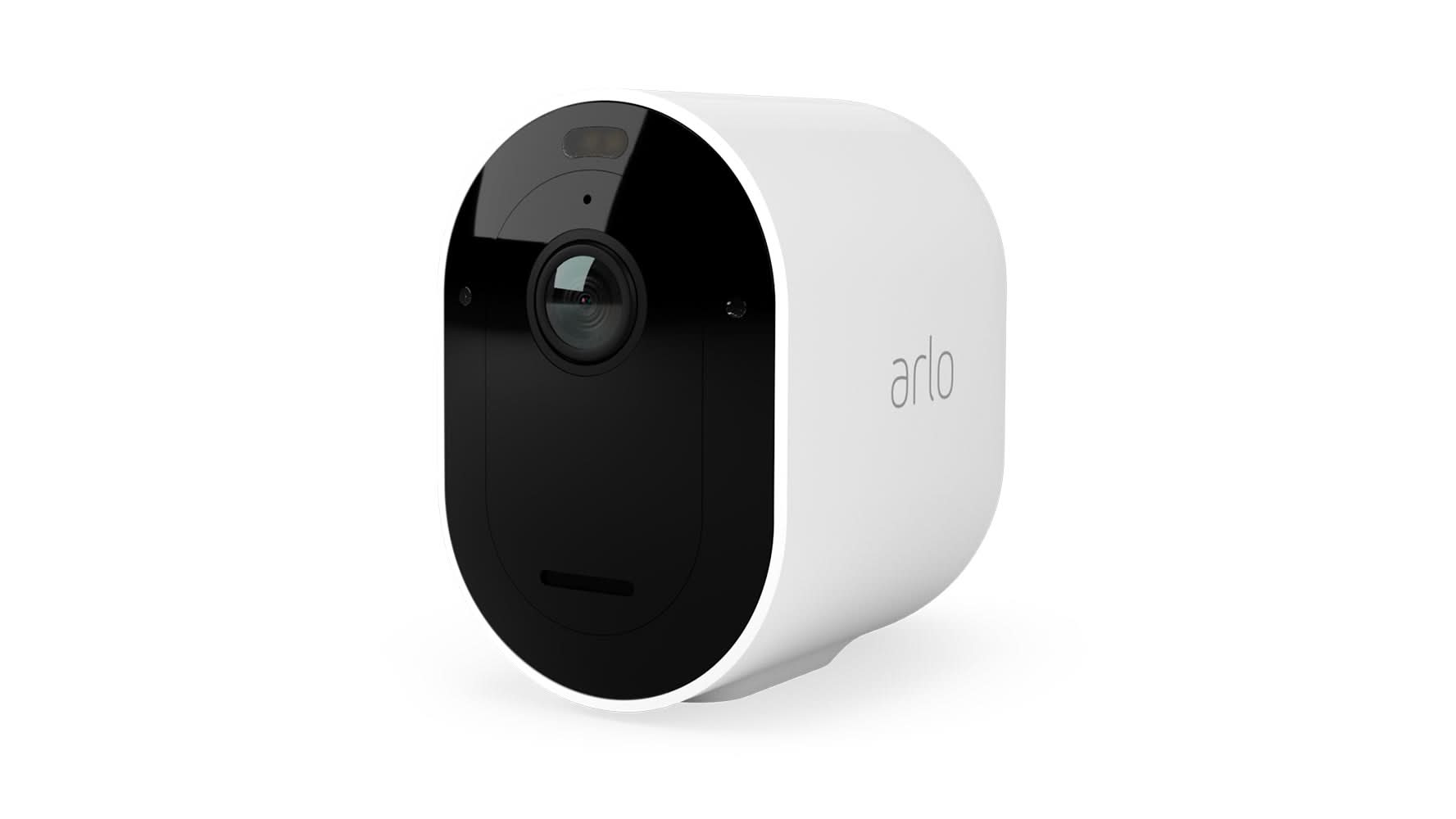 Arlo Pro 5 Security Camera System (4 Pack) VMC4460P - 4K UHD Wireless Outdoor/Indoor Cameras with Night Vision & Motion Detection - Ideal for Home Security & Business Surveillance
