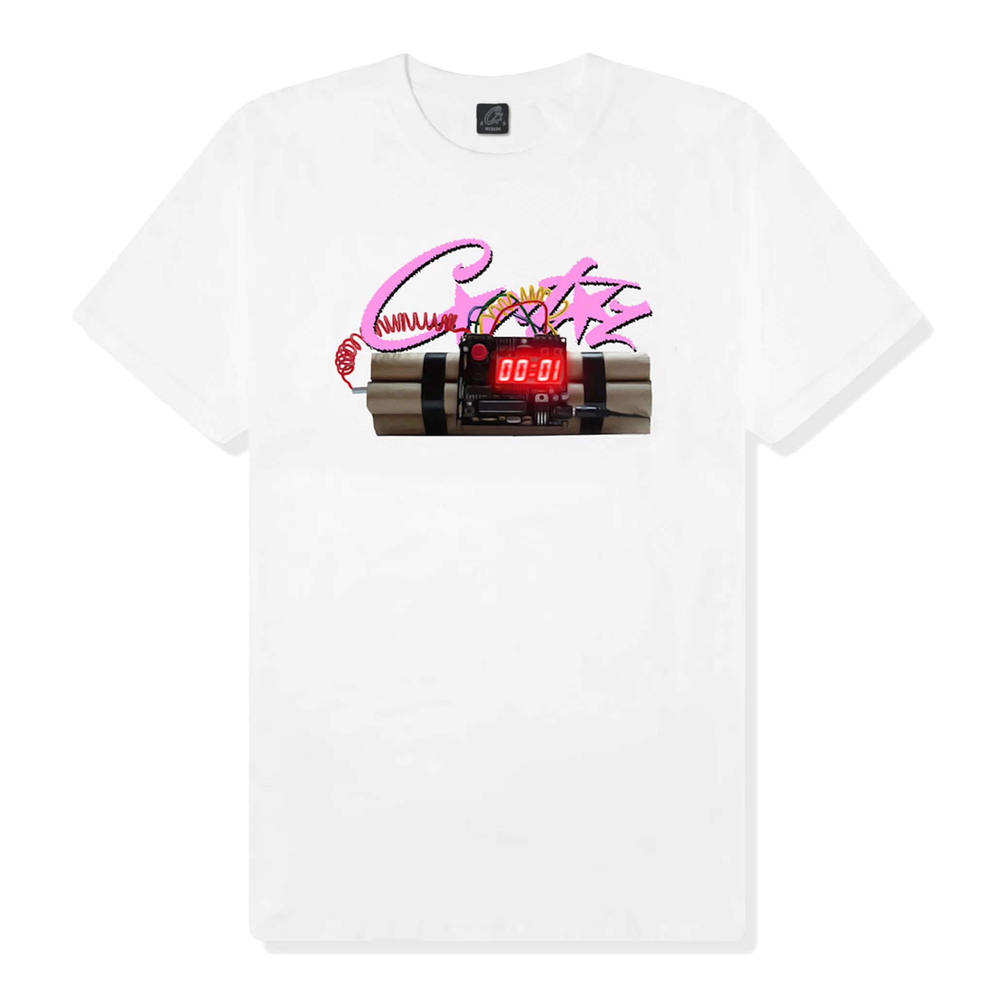 Corteiz No Time 4 Love White Graphic T-Shirt for Men - Trendy Streetwear Tee for Casual Outfits, Parties & Everyday Wear