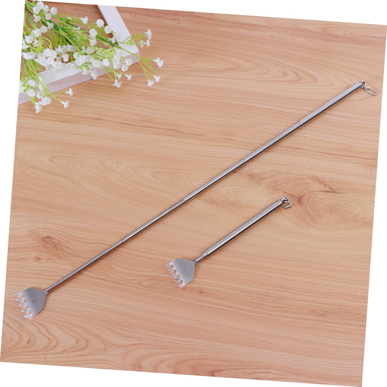 Lurrose 5-Piece Massage Set for Adults - Full Body Manual Massager Tools with Extendable Steel Back Scratcher - Perfect for Relaxation, Muscle Relief & Gift for Men/Women - Use at Home, Office or Travel