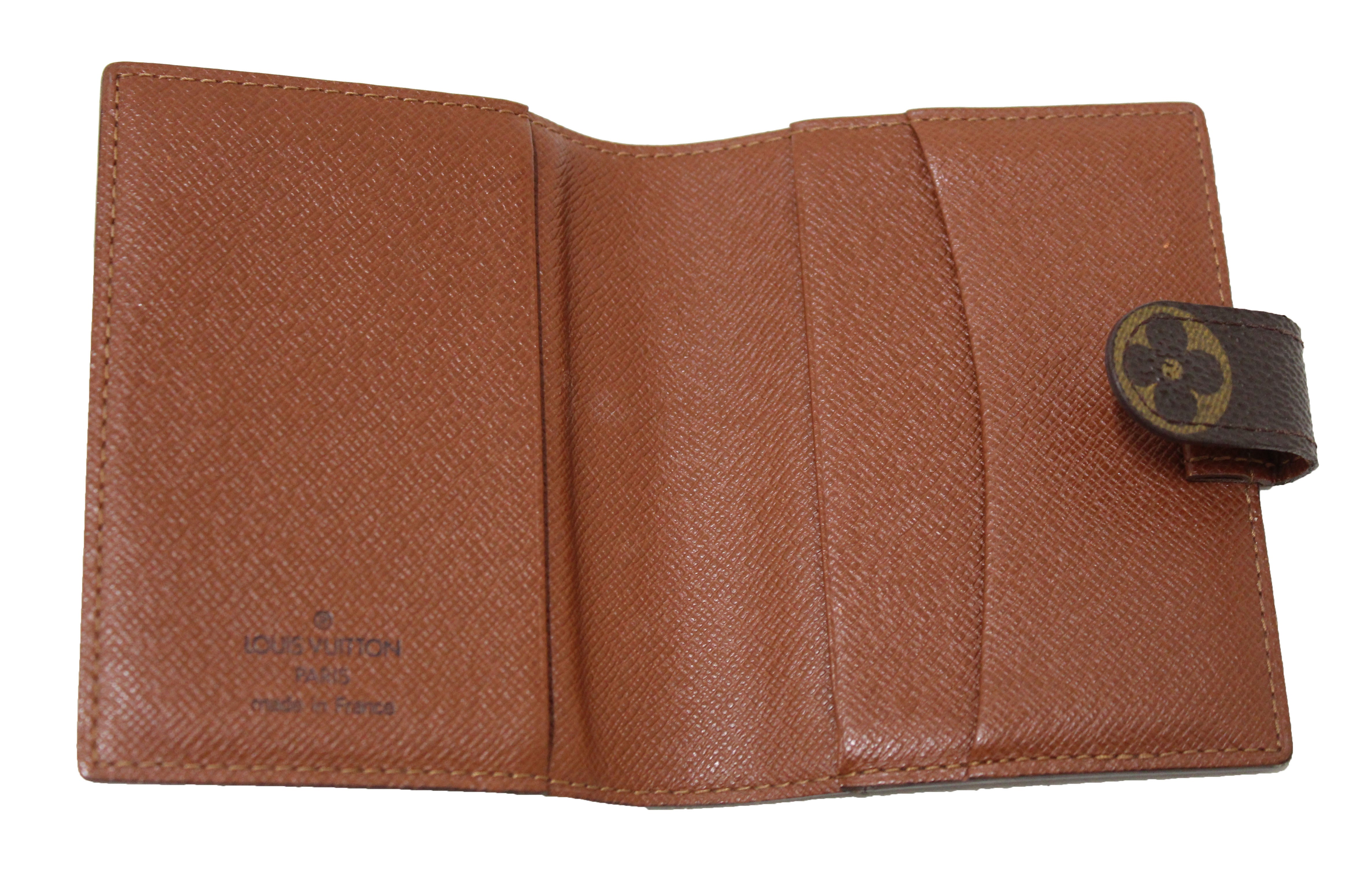 Authentic Louis Vuitton Monogram Canvas Bifold Wallet Card Holder for Men - Luxury Slim RFID Blocking Credit Card Case (Perfect for Business, Travel & Everyday Use)