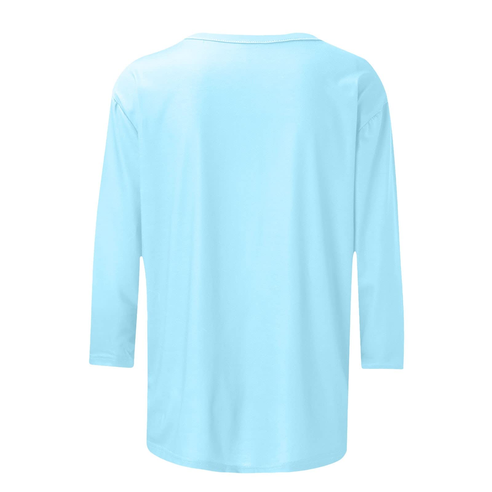 2024 Women's Summer Tunic Tops - 3/4 Sleeve Casual Blouse for Women | Dressy Going Out Shirts | Prime Deals & Clearance Sale | Perfect for Office, Date Night & Summer Outings