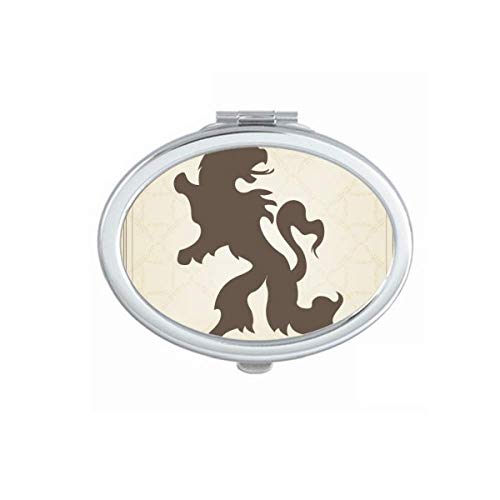 DIYthinker European Animals National Emblem Eagle Mirror - Portable Folding Double-Sided Makeup Mirror with Stand (Ideal for Travel, Home Vanity & Professional Makeup Artists)