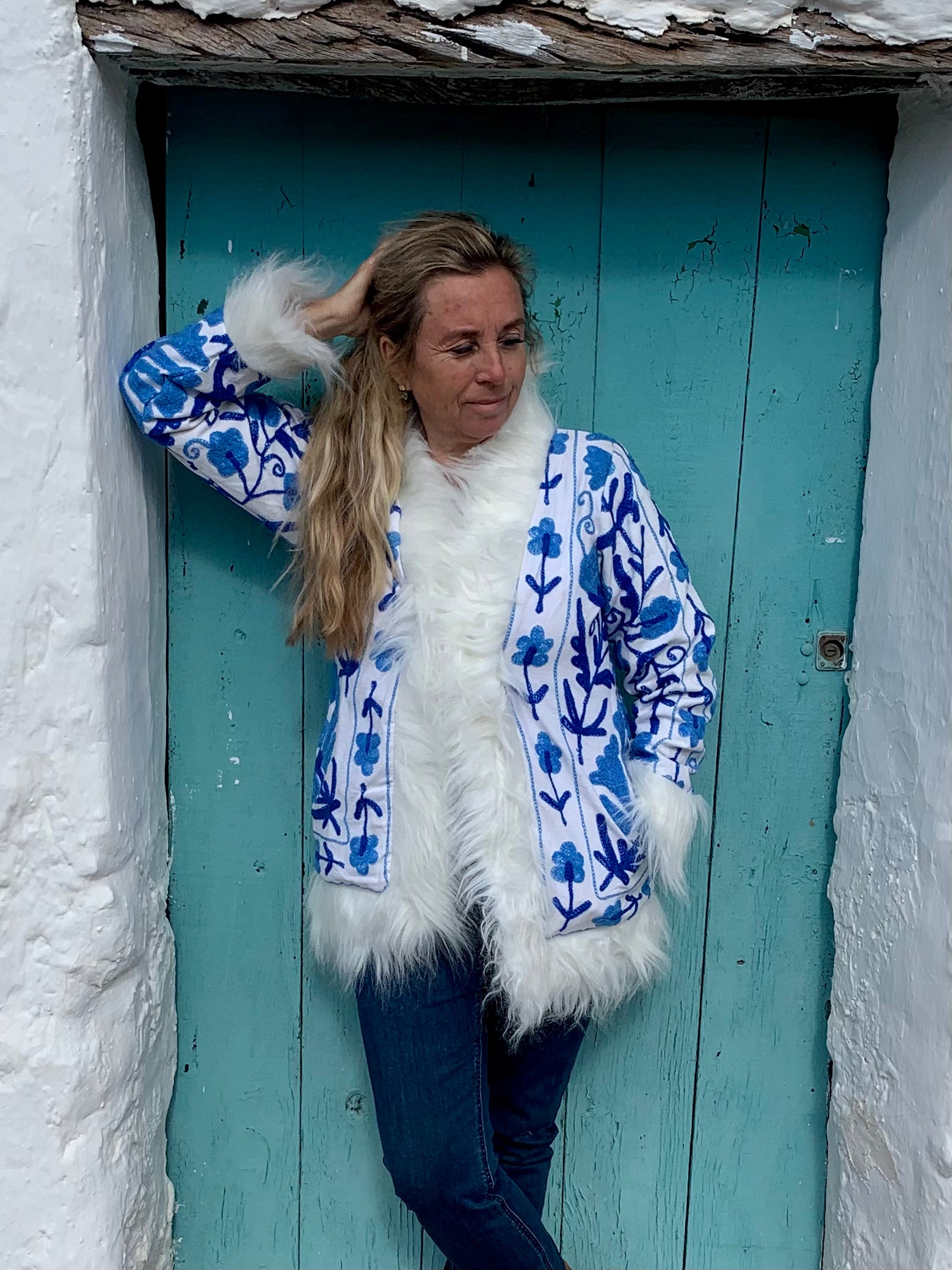 Boho Gypsy Ibiza Jacket - Stylish Hippie Embroidered Kimono Cover Up for Women | Perfect for Beach, Festival, and Vacation Outfits