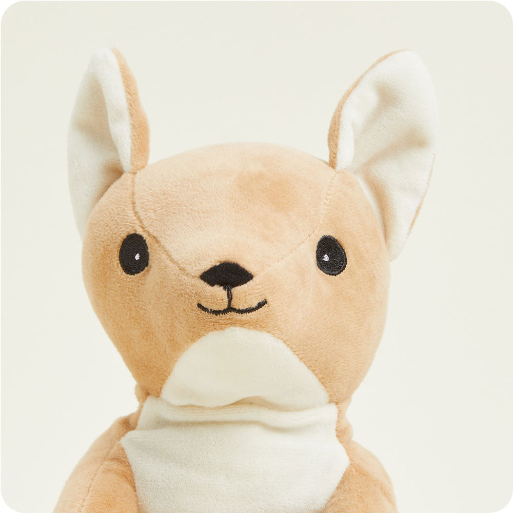 Kangaroo Warmies - Soft Plush Heating Pad for Pain Relief & Comfort - Perfect for Cuddling, Relaxation & Stress Relief