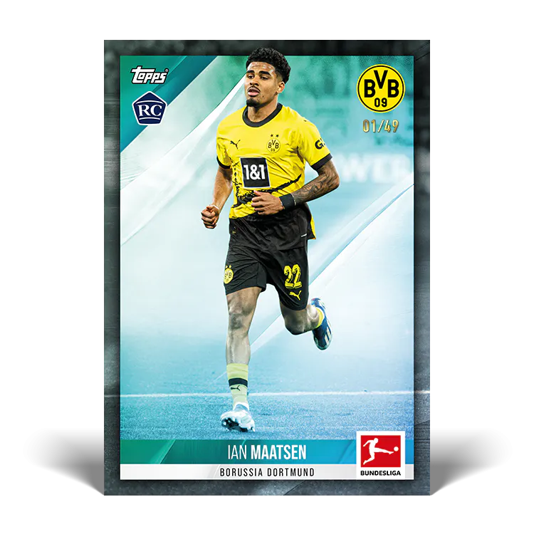 Topps Bundesliga Stars of the Season 23/24 - Official Collectible Soccer Trading Cards - Perfect for Sports Fans and Card Collectors - Great for Gifts, Display, and Game Nights