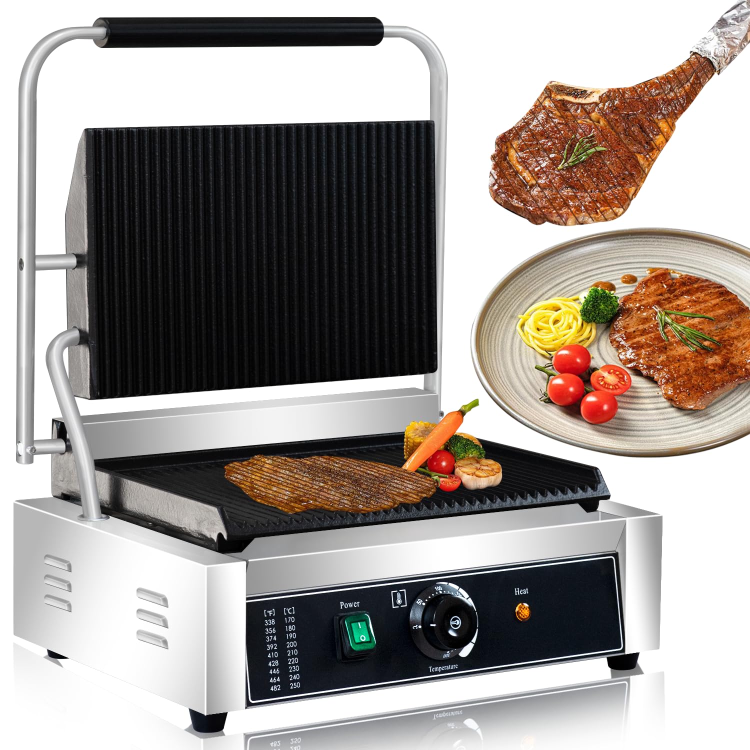 Commercial Panini Press Grill - 14