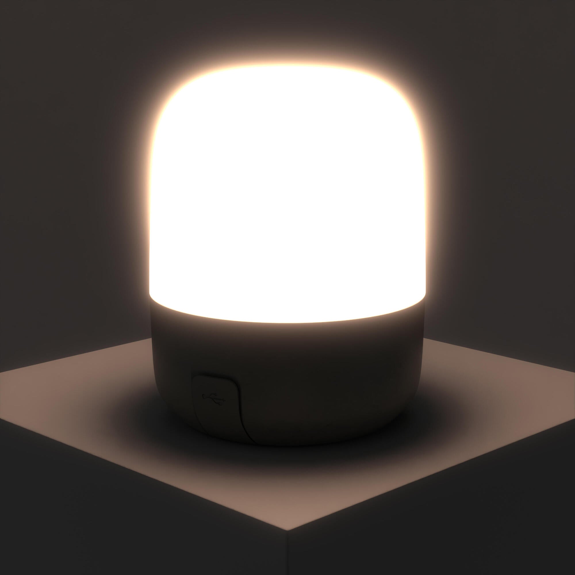 Quechua BL200 USB-C Rechargeable Camping Lantern - 200 Lumens LED Light for Outdoor Adventures, Hiking, Emergency & Power Outages
