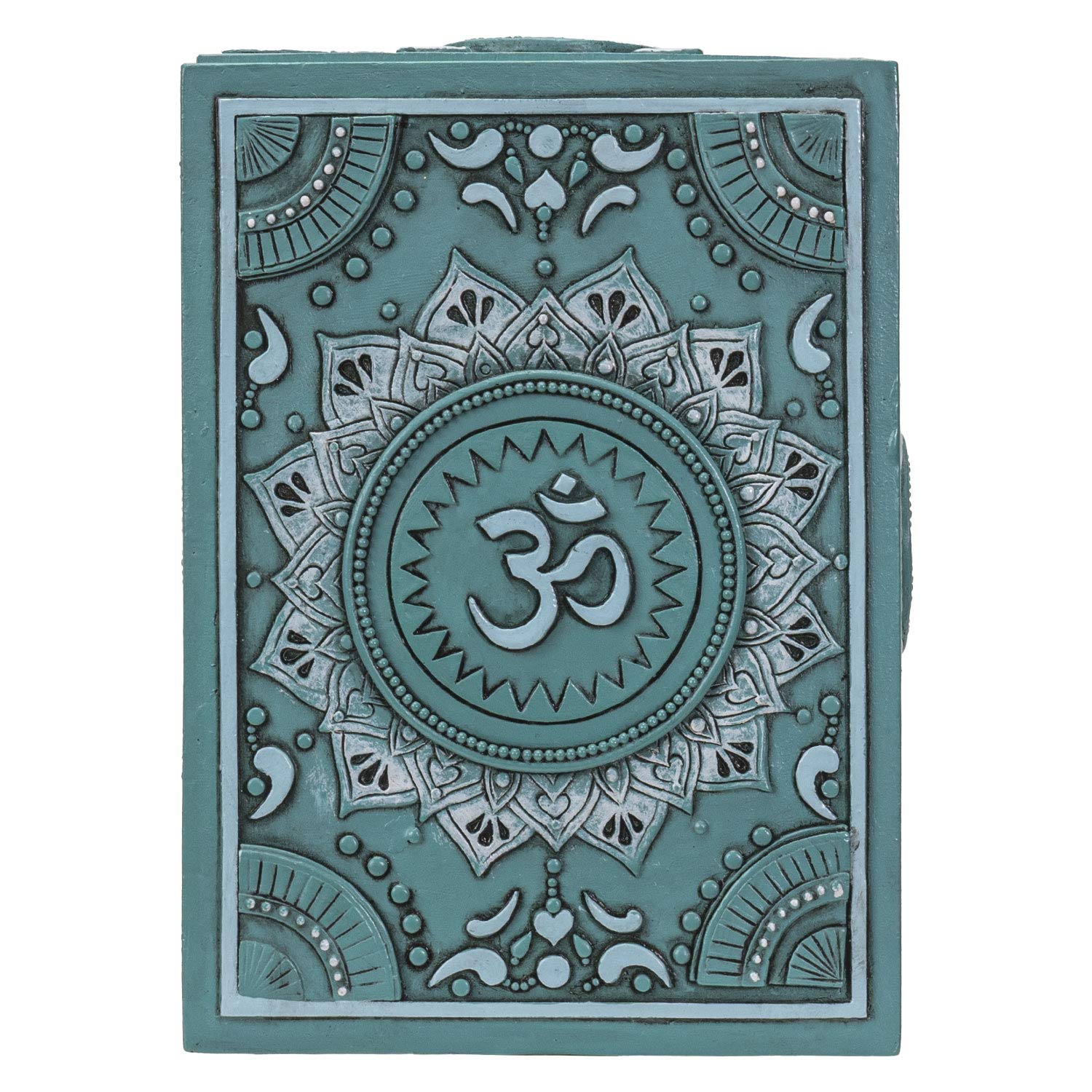 Handcrafted Mandala & Ohm Symbol Jewelry Box - Spiritual Keepsake for Tarot Cards, Crystals & Sacred Items | Perfect for Meditation, Yoga & Home Decor