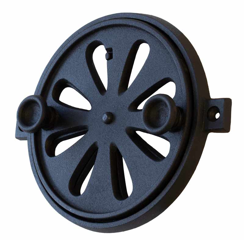 Cast Iron Gate Valve - Flat Valve for Water, Gas, and Oil Pipelines - Heavy Duty Industrial and Home Plumbing Use