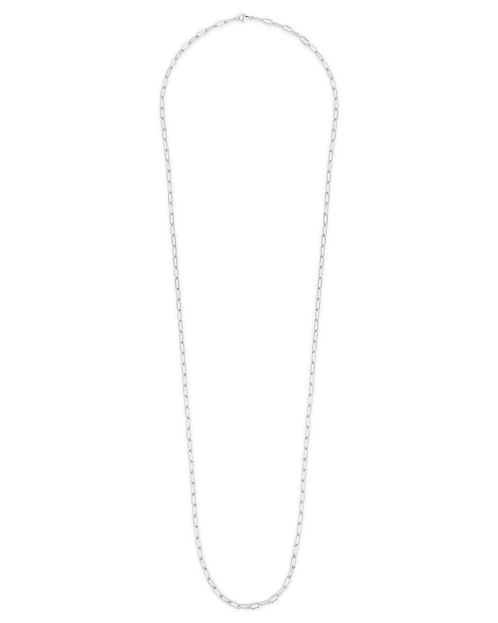 Elegant Polished Paperclip Link Chain Necklace - Dainty Gold/Silver Layering Necklace for Women - Perfect for Everyday Wear, Office & Date Night