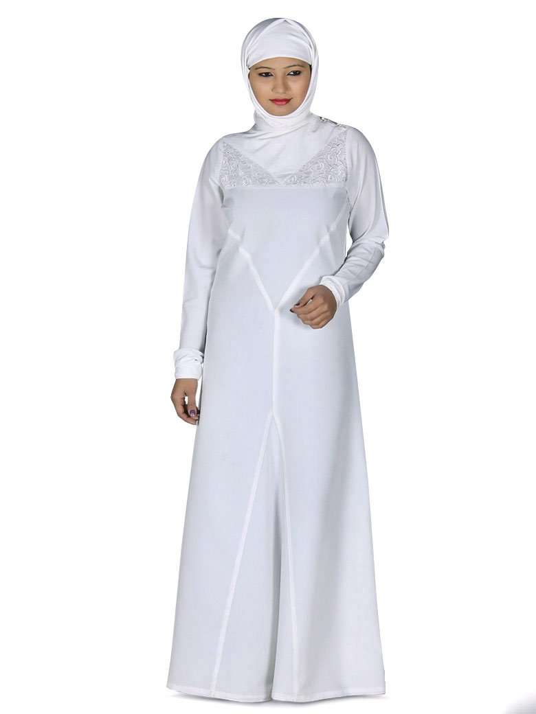 Elegant Zeenat Abaya for Women - Modest Islamic Prayer Dress - Perfect for Mosque, Eid, and Special Occasions