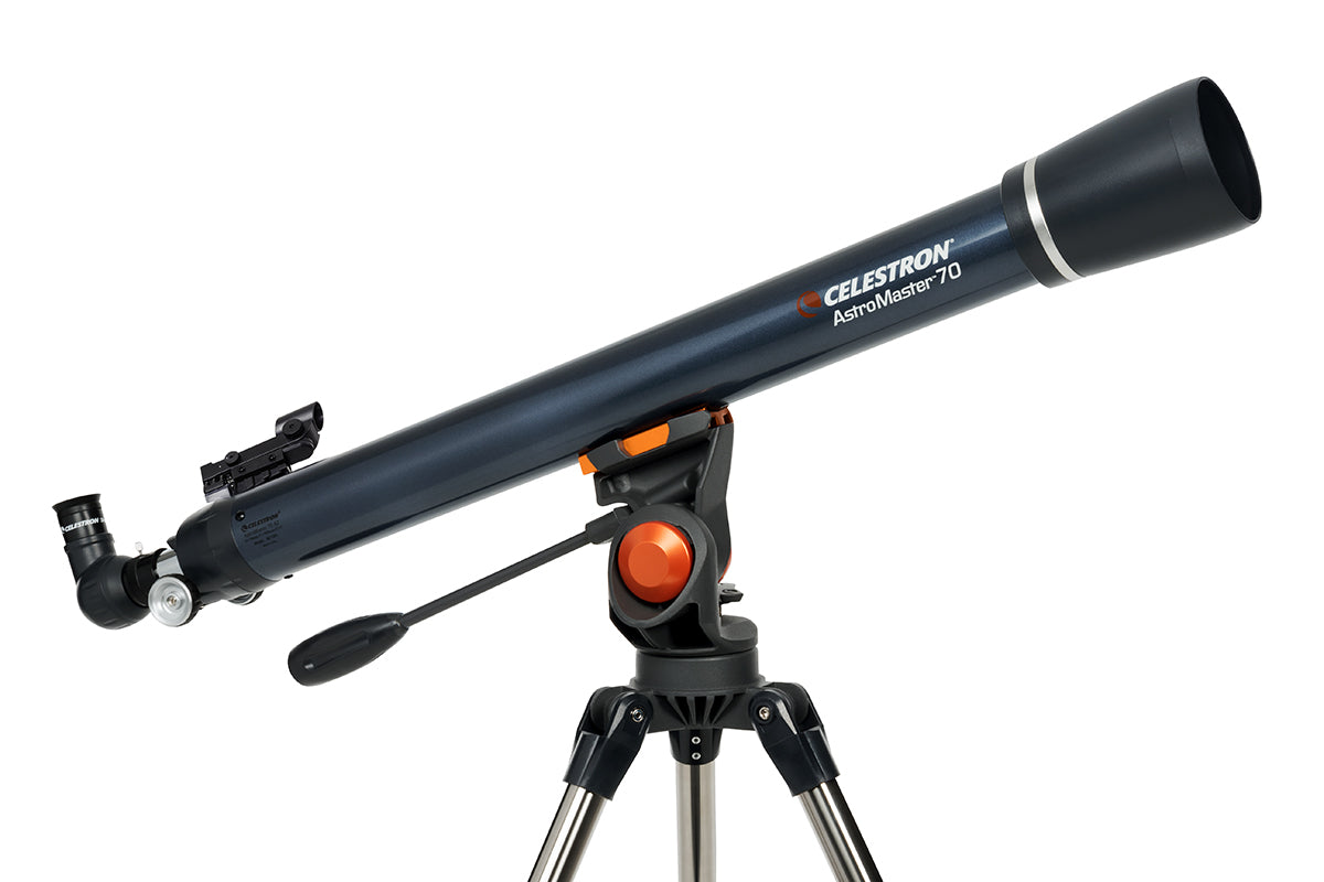Refurbished Celestron AstroMaster 70AZ Telescope - 70mm Aperture Refractor for Beginners, Moon & Planetary Viewing, Stargazing, Astronomy Gift