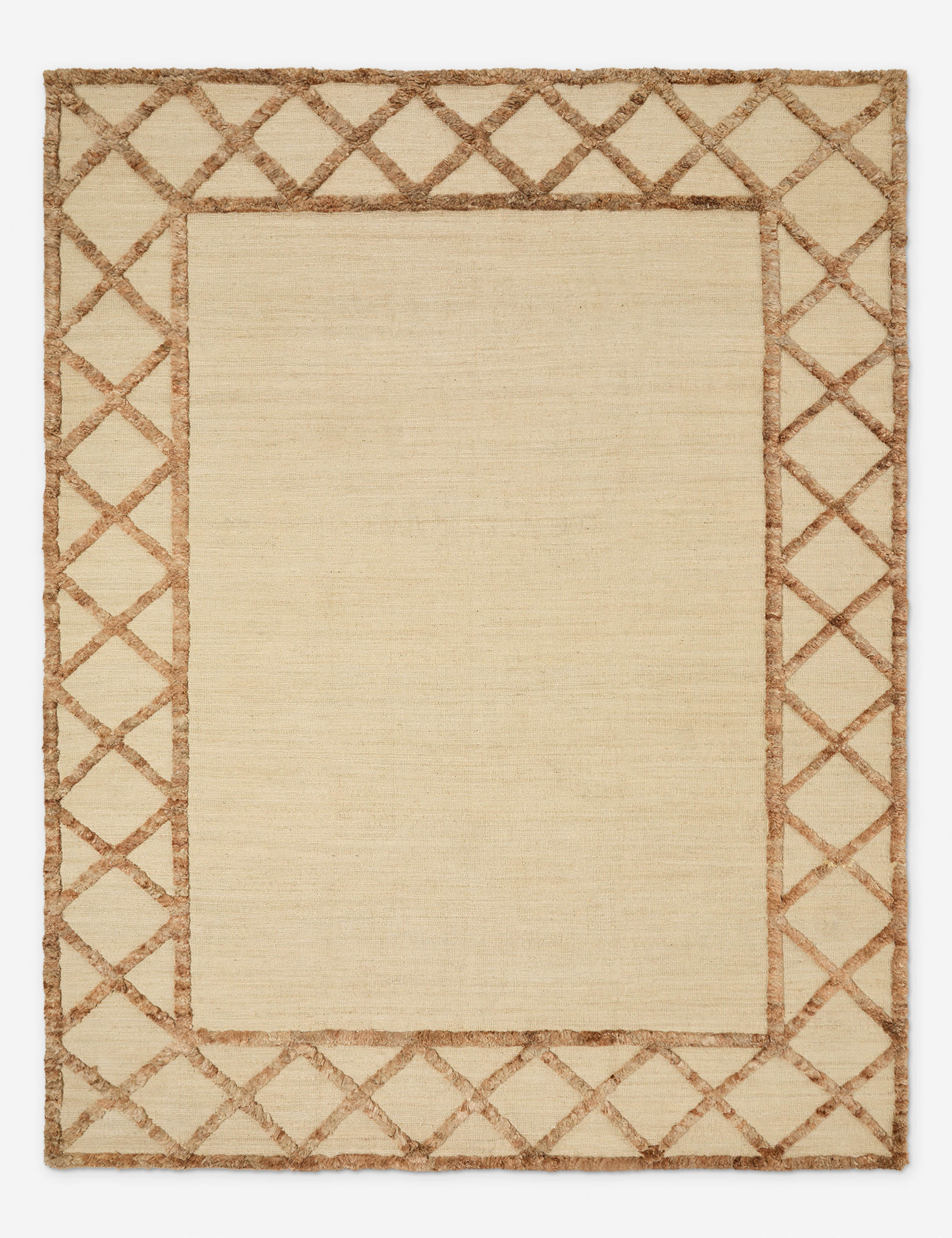 Jake Arnold Hand Woven Natural Jute Rug Swatch - 12x12 Inch Ivory Bohemian Decor for Living Room, Bedroom & Nursery | Eco-Friendly Home Accent
