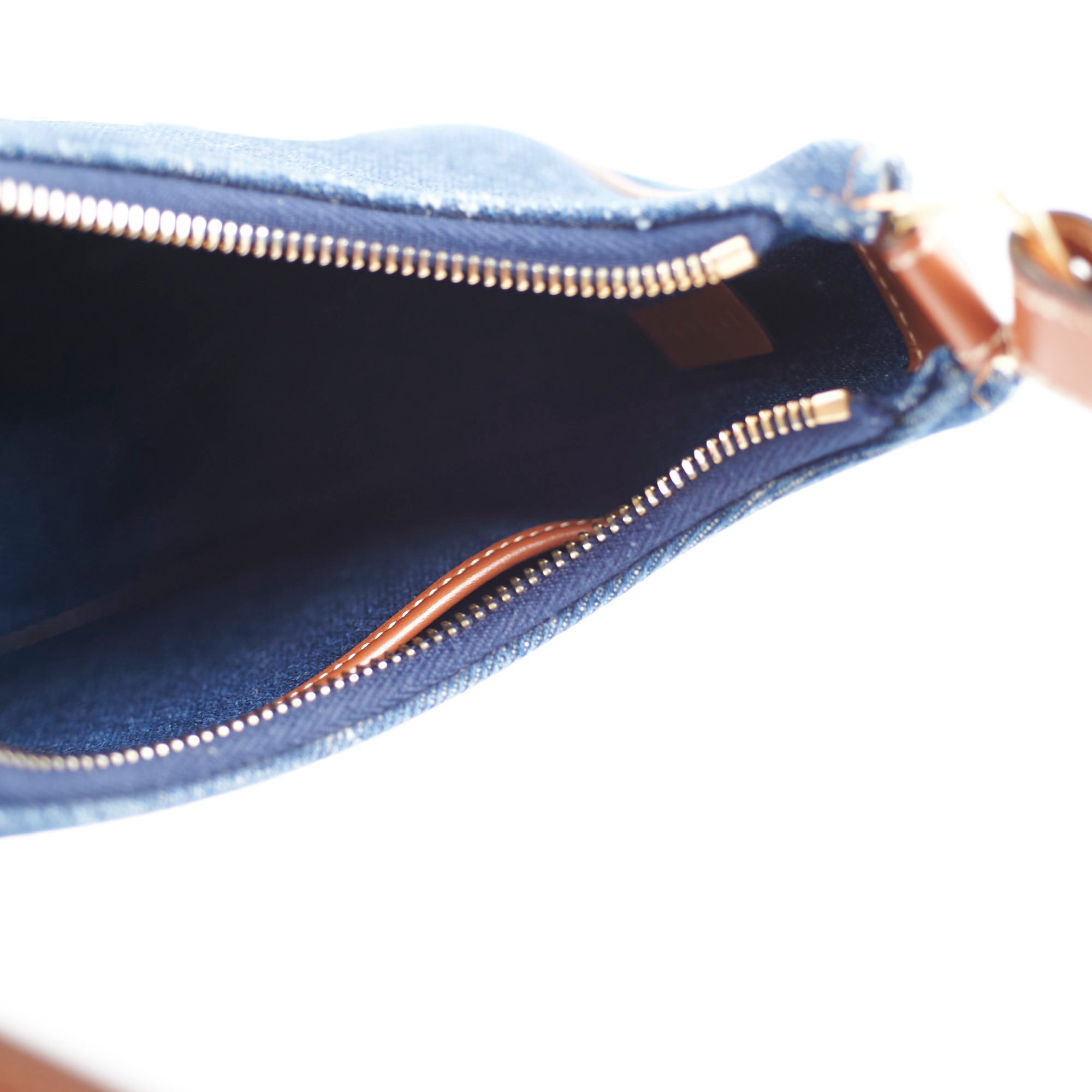 Celine Medium Ava Denim Shoulder Bag for Women | Luxury Designer Handbag | Perfect for Work, Travel & Everyday Use