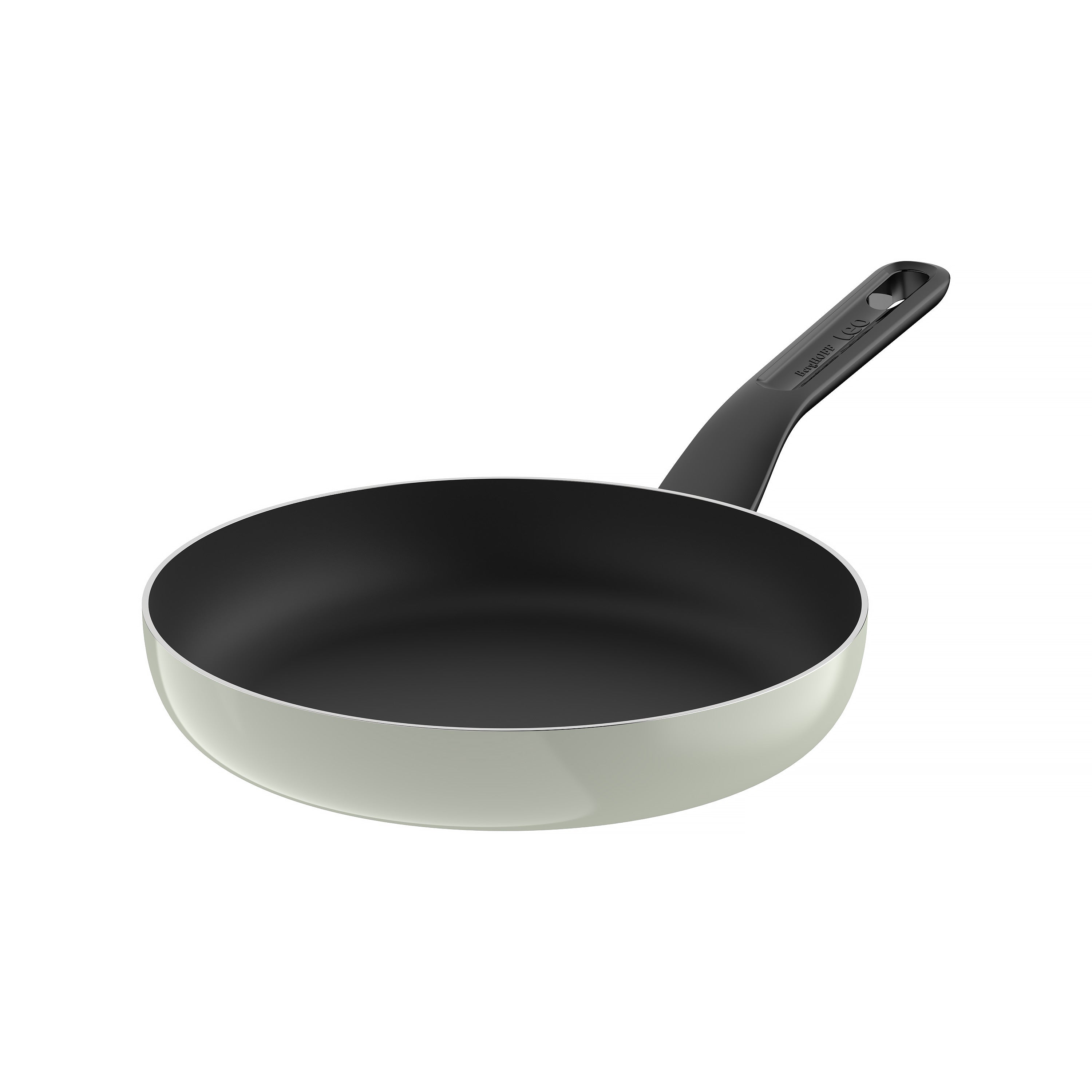 BergHOFF Leo Glints 7-Piece Ceramic Nonstick Cookware Set - Eco-Friendly, Scratch-Resistant, Oven Safe to 500°F - Perfect for Sauteing, Frying & Baking (Sage Green)