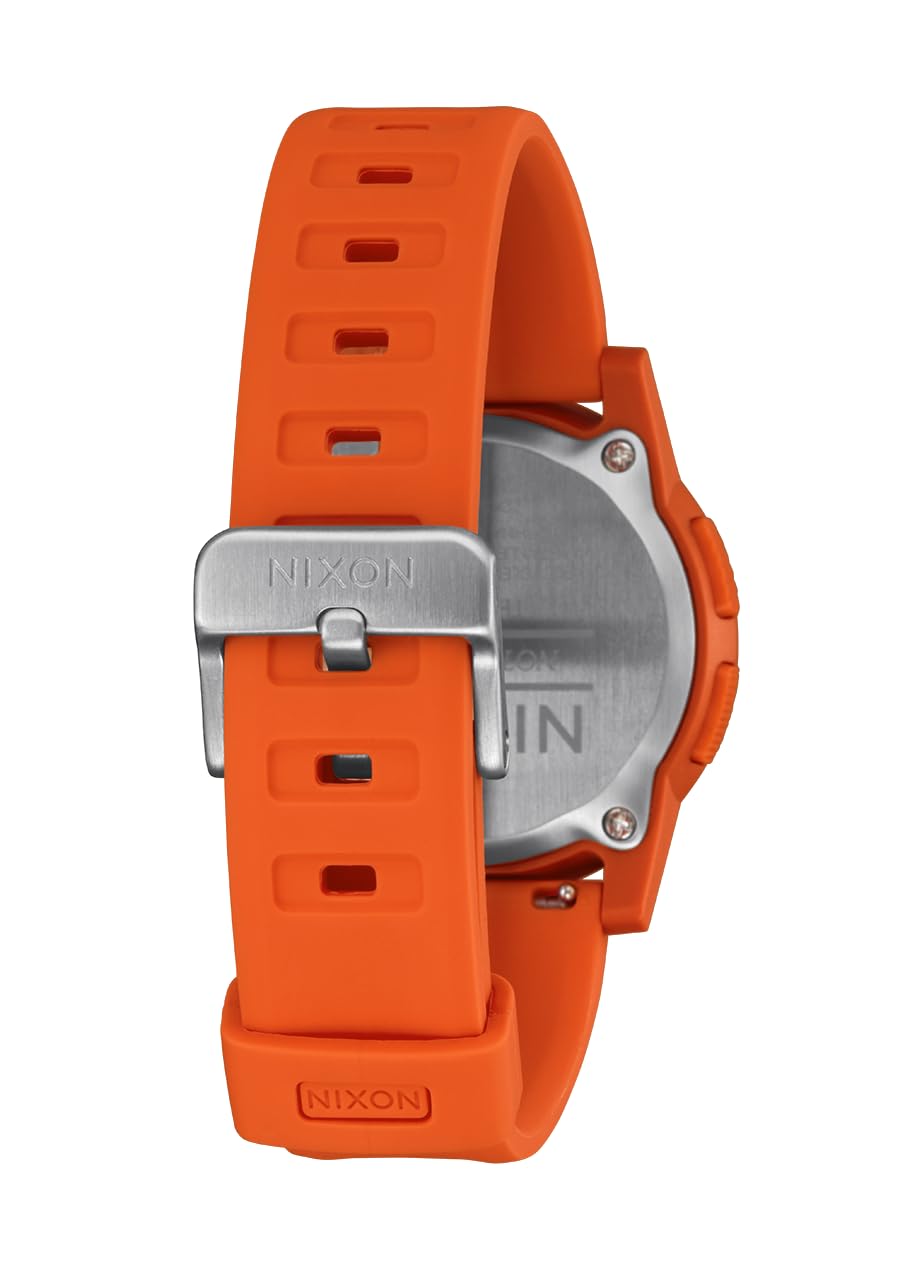 NIXON Disk A1370 100m Water Resistant Digital Watch for Men - 39mm Face, 20mm Silicone Band - Perfect for Swimming, Diving & Outdoor Adventures