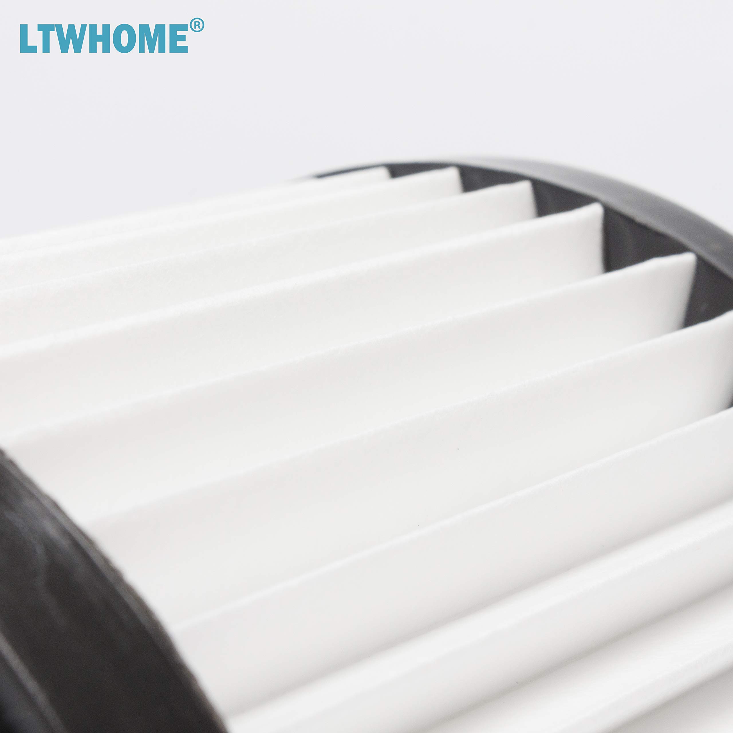 LTWHOME Replacement HEPA Filter for Hearth Country Ash Vacuum FCP3552816 Part 411 - 2 Pack | Compatible with Ash Vacuums | Fireplace & Wood Stove Cleaning Accessories