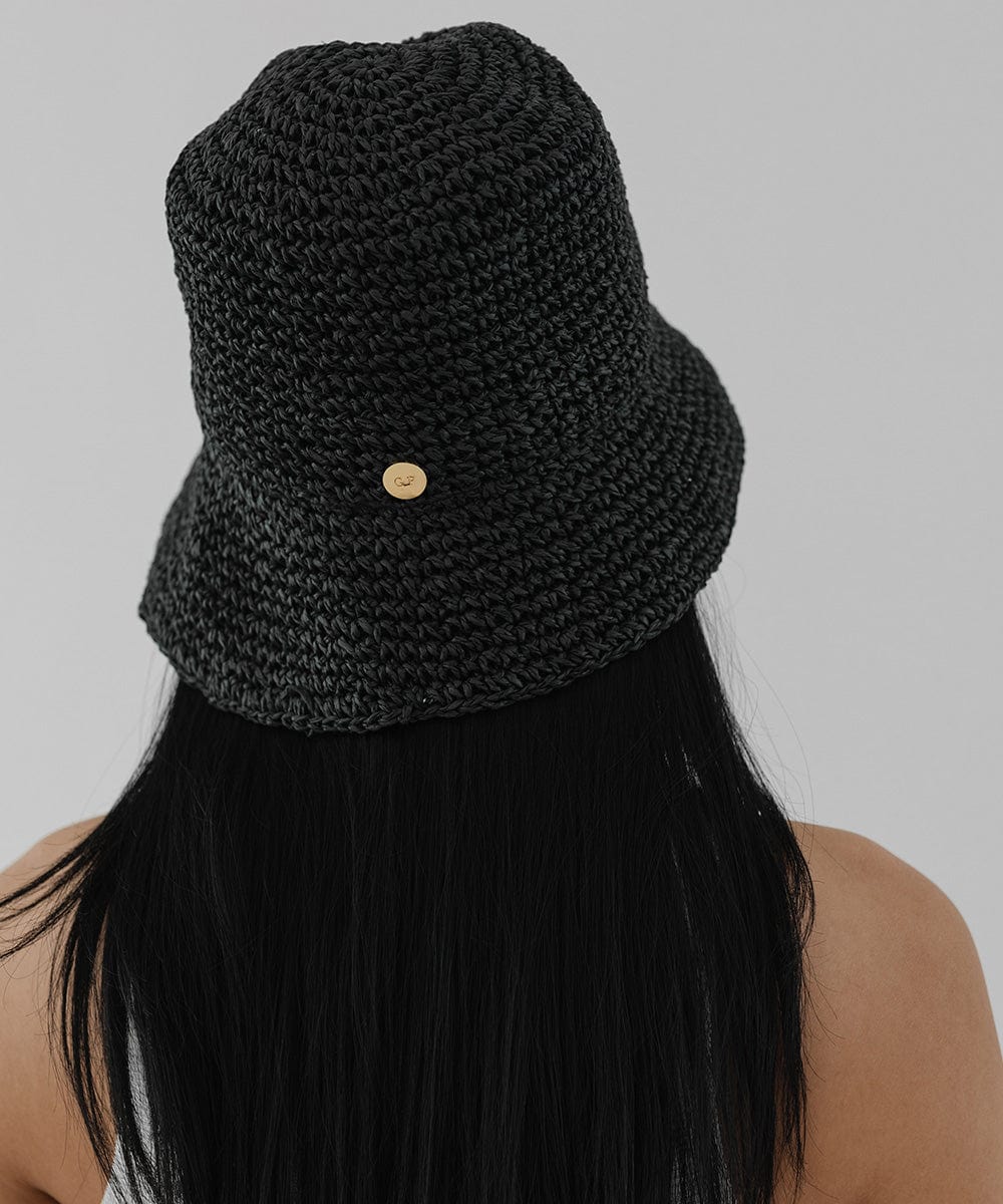 Crochet Packable Bucket Hat for Women & Men - Summer Sun Protection Beach Hat - Lightweight Foldable Travel Hat for Outdoor, Vacation & Fashion Accessories