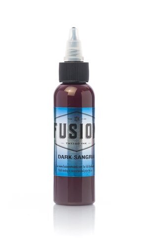Premium Dark Sangria Tattoo Ink - Professional Fusion Formula - Choose Your Size - Perfect for Tattoo Artists & Body Art Enthusiasts