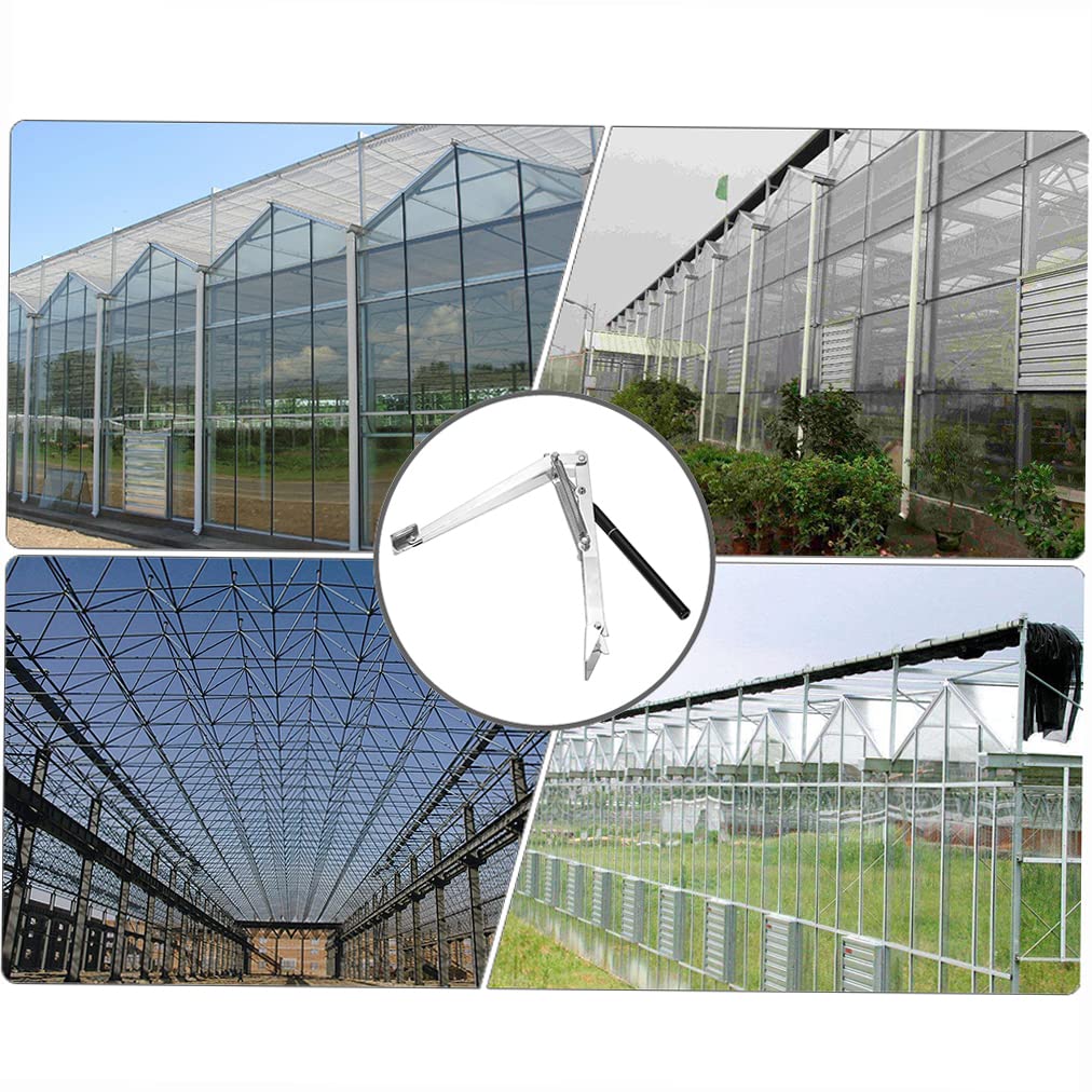 Solar-Powered Automatic Greenhouse Window Opener - Temperature Sensitive Vent Opener with Dual Spring for Gardening & Agriculture - Lifts 15 lbs - Perfect for Greenhouses, Grow Tents & Hydroponic Systems