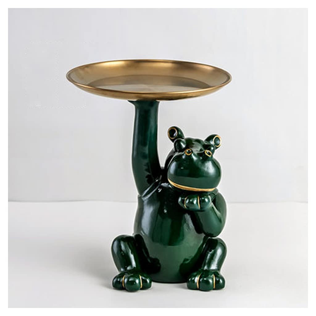 Decorative Resin Hippo Figurine Bowl - Entryway Catchall Tray for Keys & Jewelry, Home Decor Storage Box, Desktop Tabletop Ornament - Perfect for Holiday Gifts, Birthday Presents & Housewarming Decorations (Use in Entryway, Living Room, Office Desk)