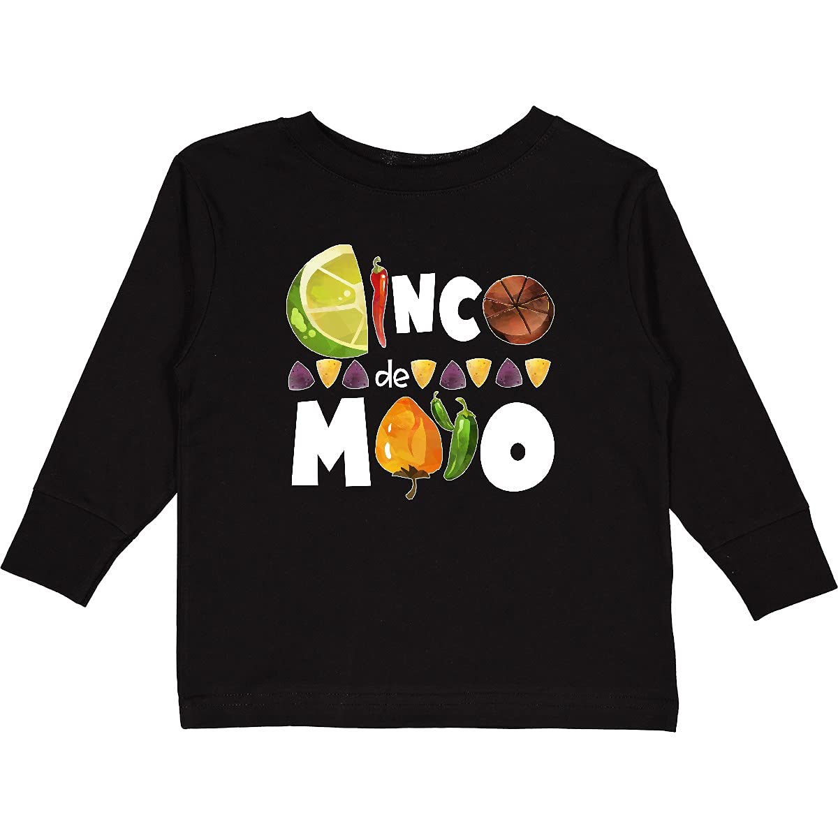 Inktastic Cinco De Mayo Mexican Cooking Toddler Long Sleeve T-Shirt - Cute Mexican Themed Outfit for Toddlers, Perfect for Cinco De Mayo Celebrations, Family Gatherings & Mexican Food Cooking Events