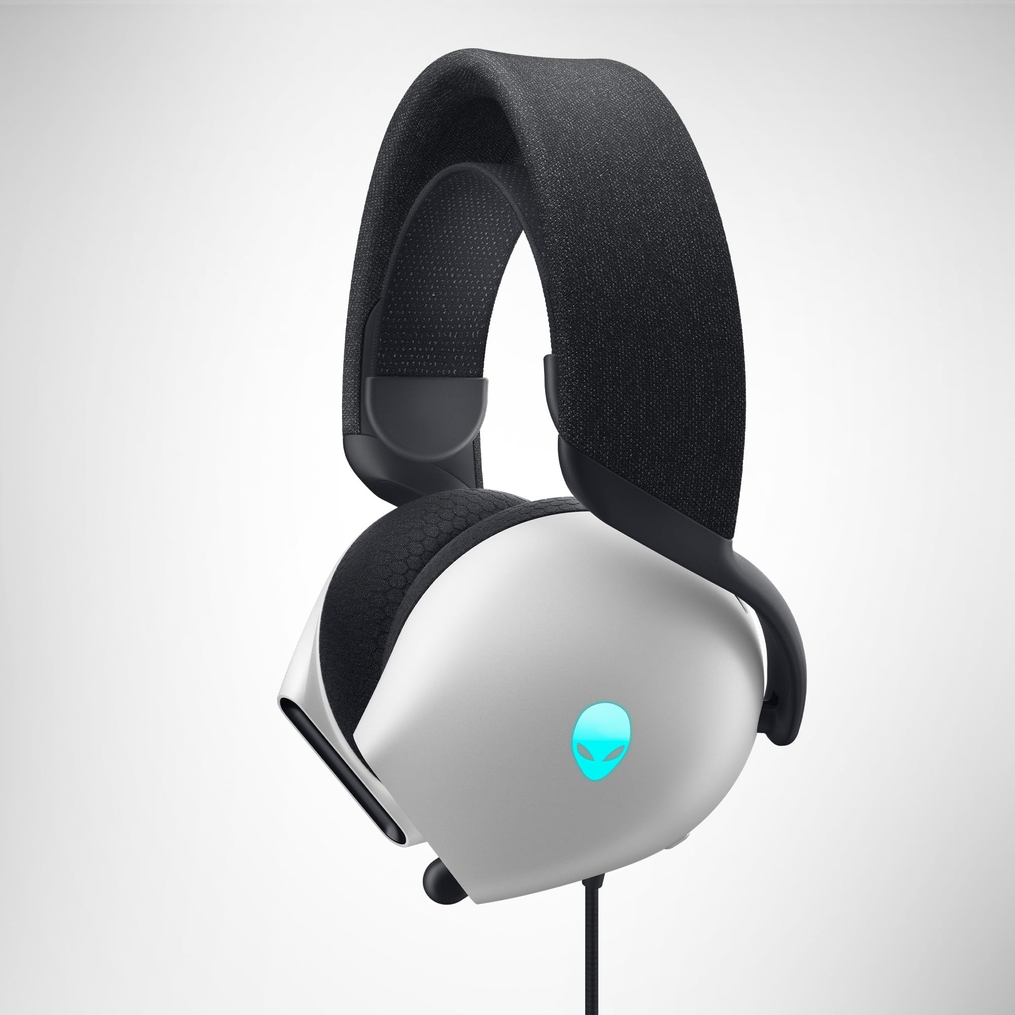 Alienware AW520H Wired Gaming Headset - Lunar Light - Noise Cancelling Mic, Comfortable Ear Cushions for PC, PS5, Xbox - Perfect for FPS, Streaming & Esports