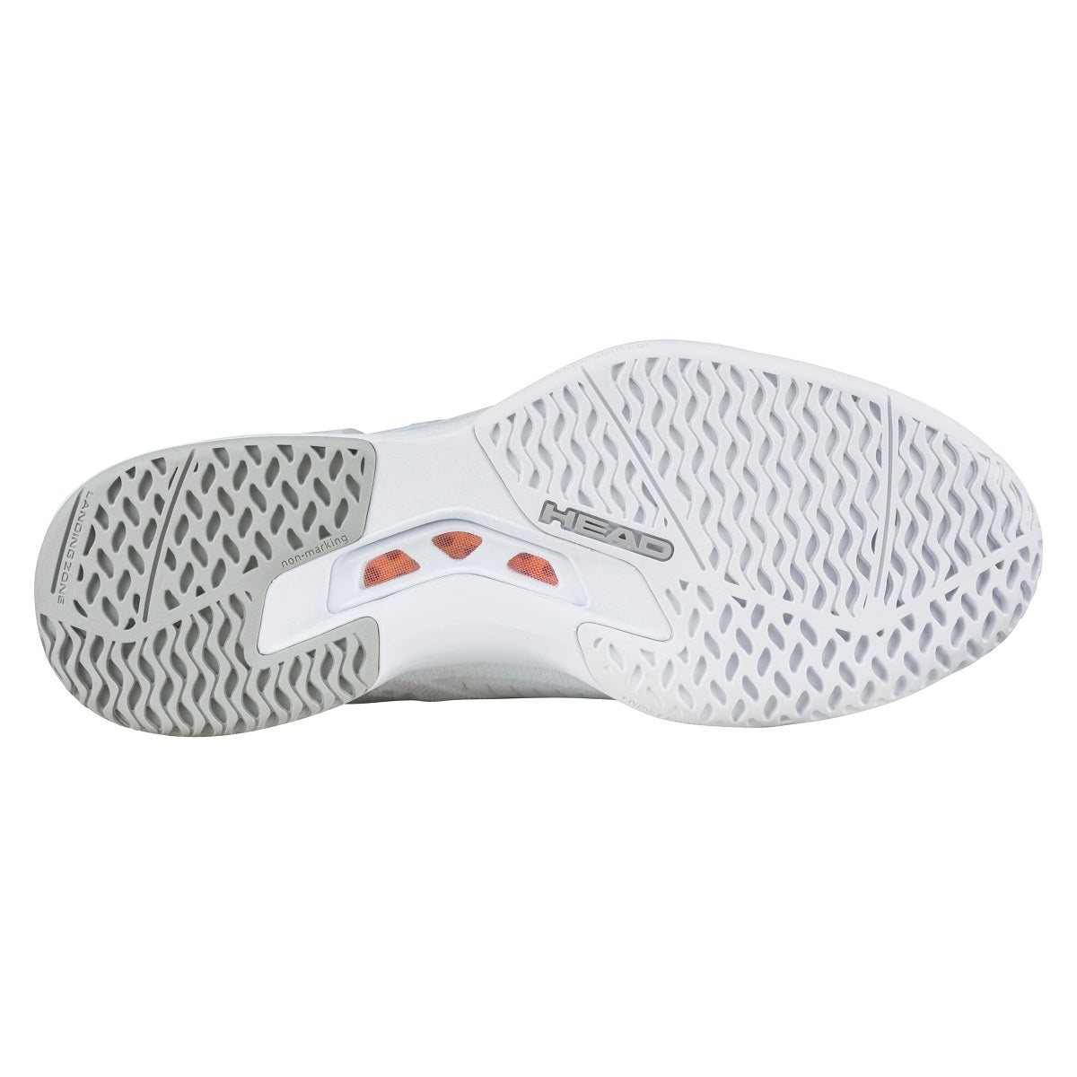 Head Sprint Pro 3.5 Women's Tennis Shoes - Lightweight & Breathable White/Iridescent Athletic Shoes for Women - Perfect for Court Play, Training & Casual Wear