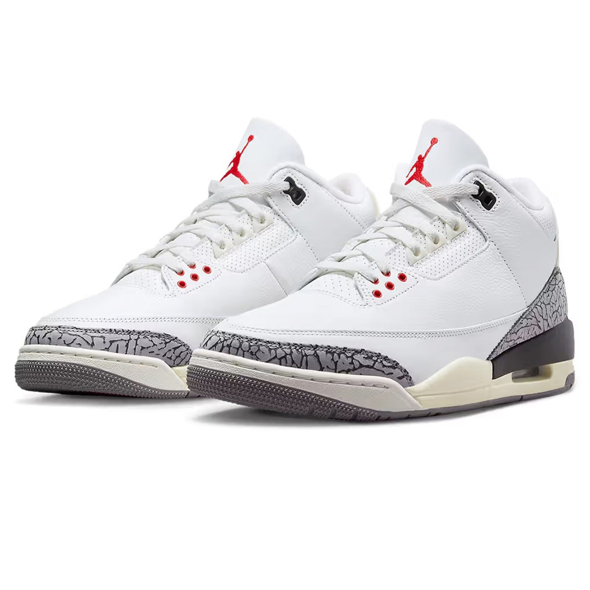 Air Jordan 3 Retro White Cement Reimagined - Men's Basketball Shoes for Sneaker Collectors & Streetwear Fashion | Perfect for Casual Wear, Gym & Sports