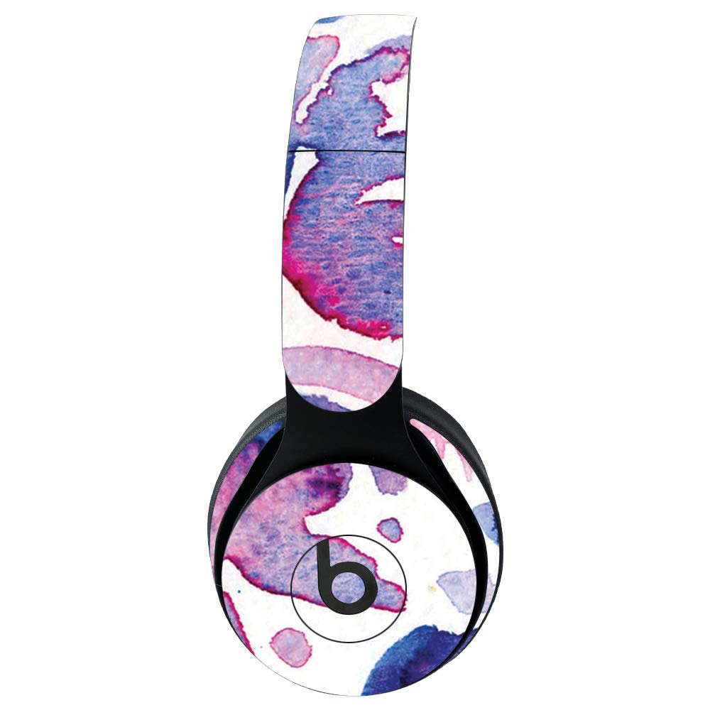 **MightySkins Protective Vinyl Skin Cover for Beats Solo Pro Wireless Headphones - Blue Petals Design | Durable, Scratch-Resistant Decal Wrap | Easy to Apply & Remove | Made in USA | Perfect for Travel, Workouts & Daily Use**
