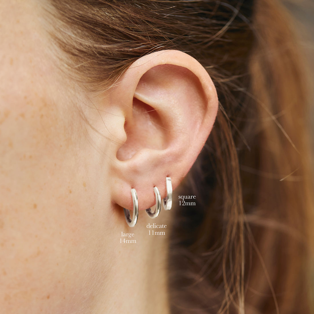 Sterling Silver Sleepers Earrings for Women - Hypoallergenic & Comfortable for Everyday Wear | Perfect for Gifts, Parties & Casual Outfits