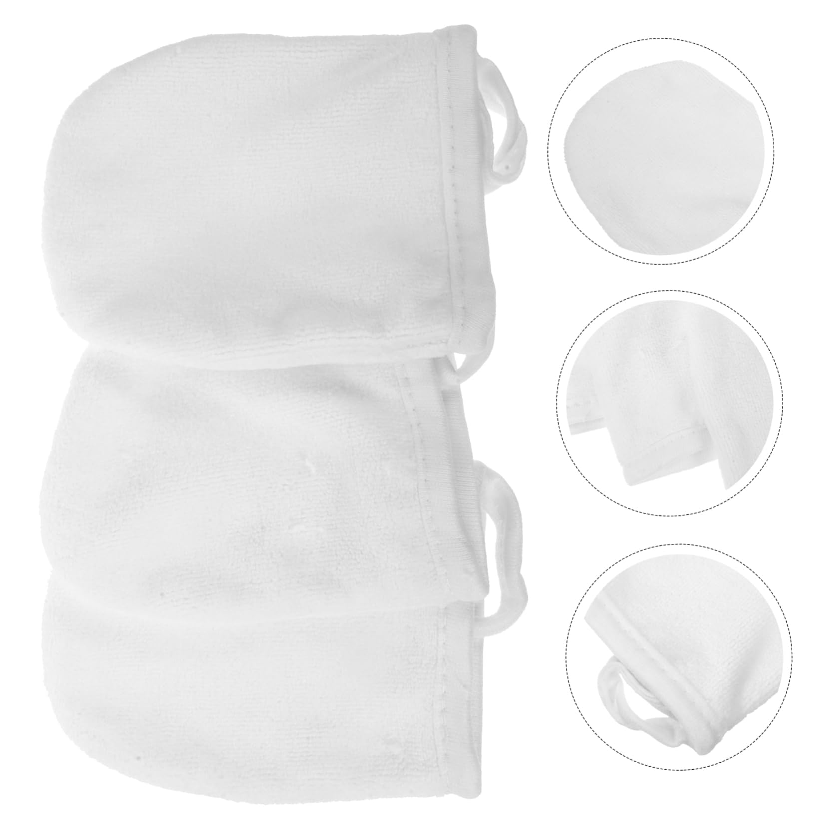 NOLITOY 9-Piece Makeup Remover Gloves Set - Gentle Exfoliating Facial Mitts, Cream Face Towels & Mousse Powder Puffs for Soft Skin | Perfect for Daily Makeup Removal & Skincare Routine