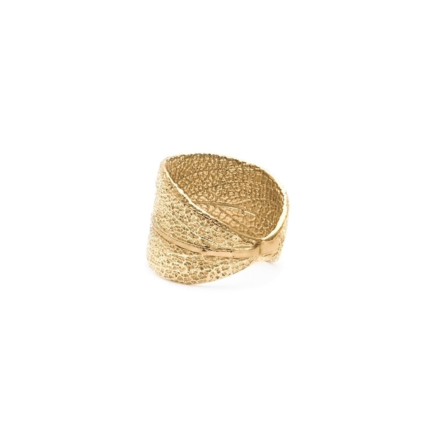 14K Gold Sage Ring for Women - Elegant Dainty Stackable Band - Perfect for Everyday Wear, Gifts & Special Occasions