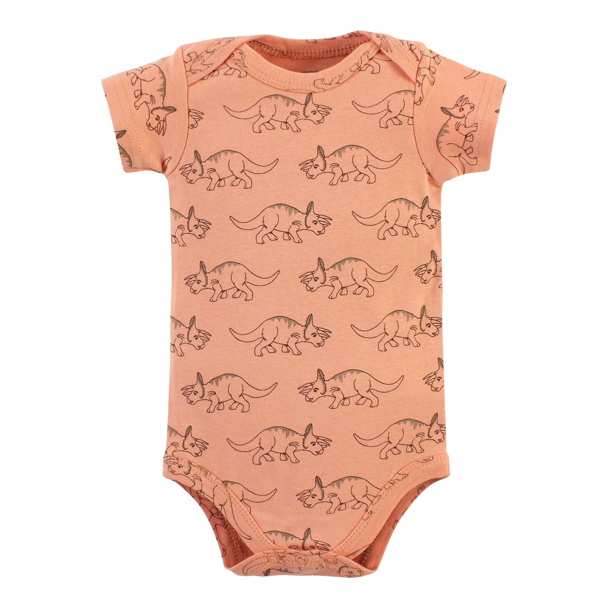 Hudson Baby Cotton Bodysuits 5-Pack | Dinosaur Adventures | Soft Preemie Onesies for Newborns | Perfect for Gifts, Baby Showers & Everyday Wear