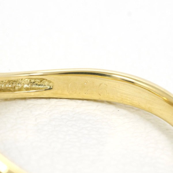 18K Yellow Gold Diamond Ring for Women - Elegant Solitaire Engagement & Wedding Band - Perfect for Proposals, Anniversaries & Special Occasions