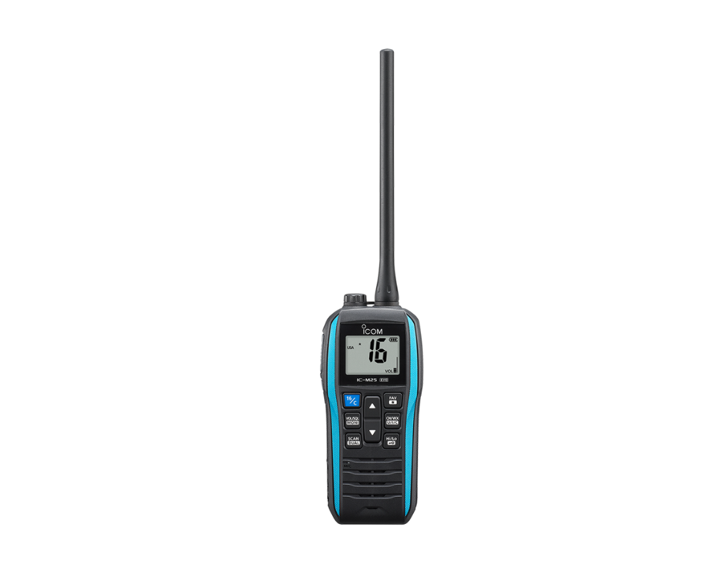 ICOM IC-M25 EVO VHF Marine Radio - Waterproof Handheld for Boating, Sailing & Emergency Communication