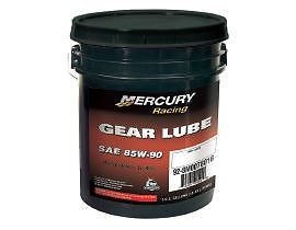 New Mercury Mercruiser Quicksilver OEM Gearlube 5 Gal (Part # 92-8M0078016) - Ideal for Marine Engine Maintenance and Performance