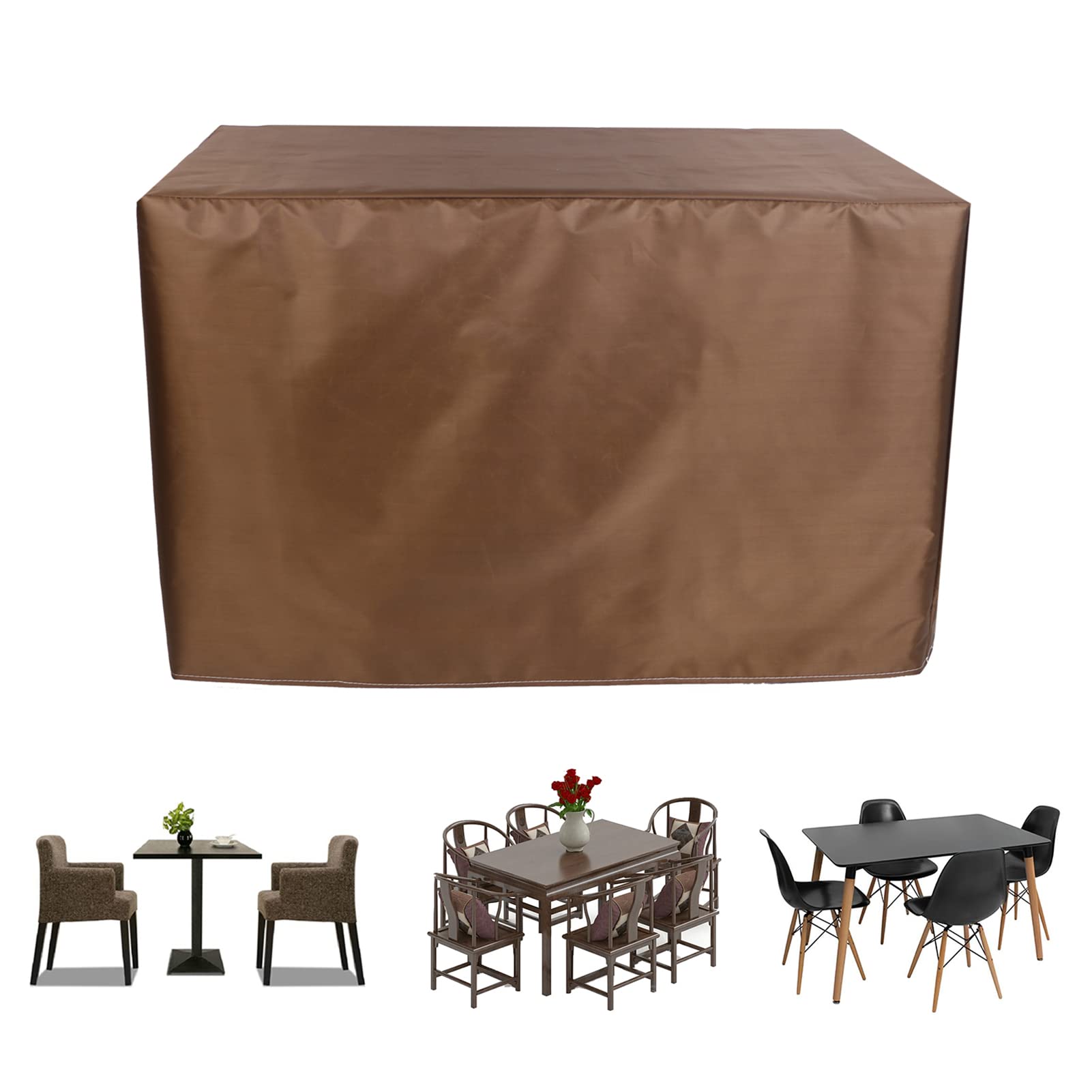 78x78x31 Inch Waterproof Windproof Rectangular Square Patio Furniture Set Cover - Heavy Duty 420D Oxford Fabric for Outdoor Table Protection - Perfect for Backyard, Deck, and Garden Use