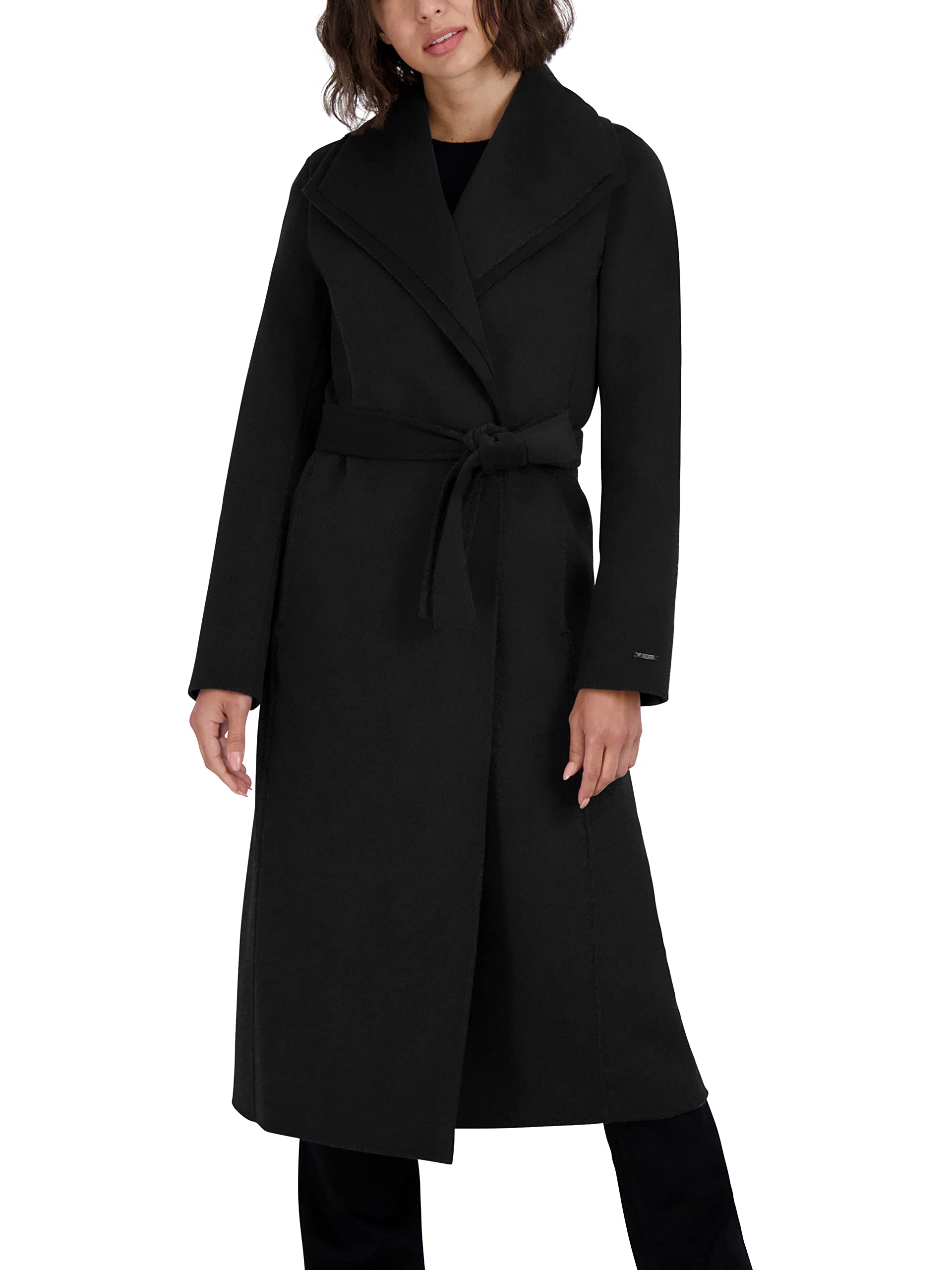 Tahari Women's Wool Blend Double-Faced Peacoat Winter Trench Coat - Warm & Stylish Outerwear for Cold Weather, Office & Casual Wear
