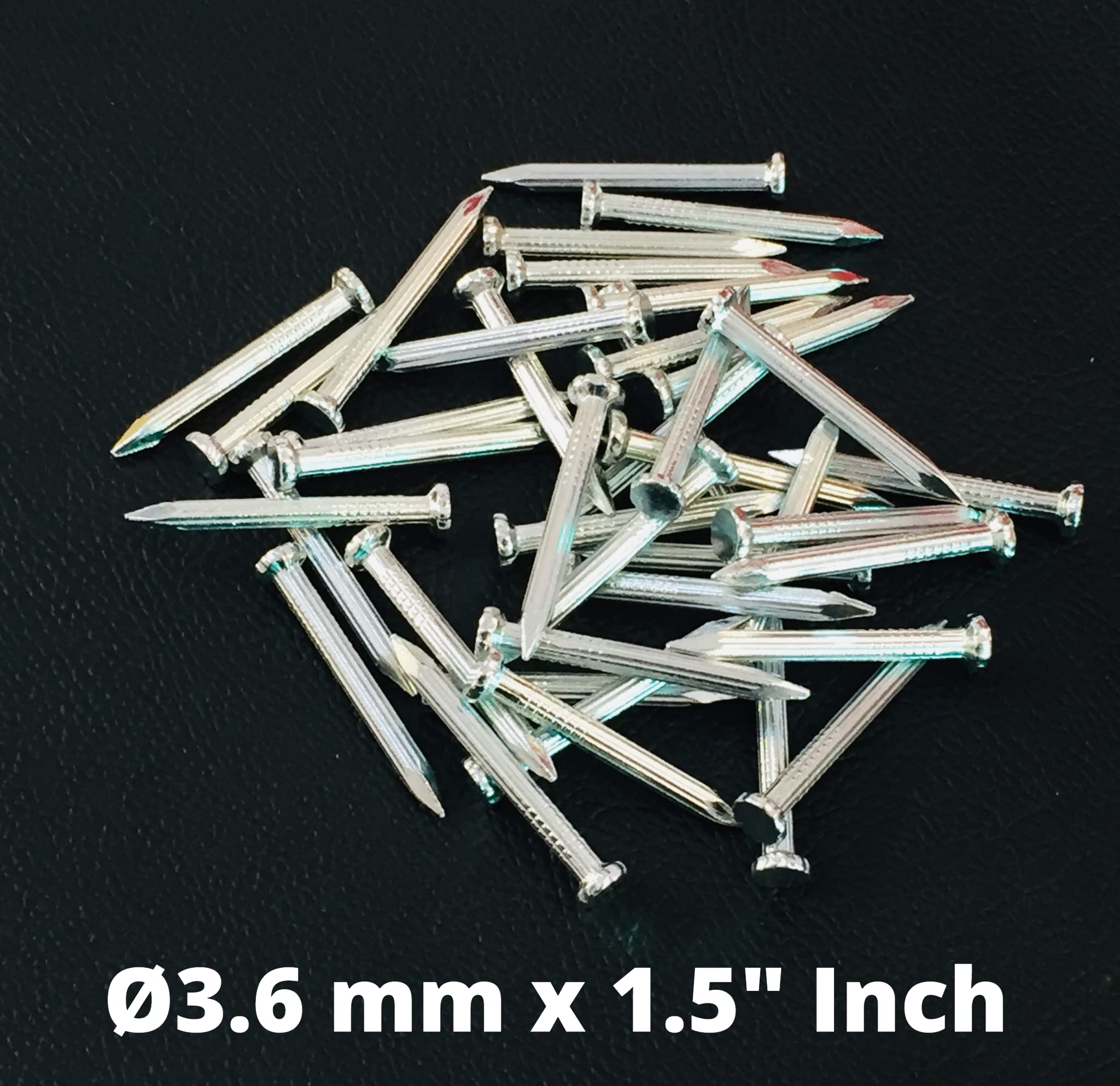 Star Quick Links™ 1.5 Inch Concrete Nails - 120 Pack High Carbon Steel Multipurpose Nails for Masonry, Wood & Drywall - Perfect for Construction, DIY Projects & Home Repairs