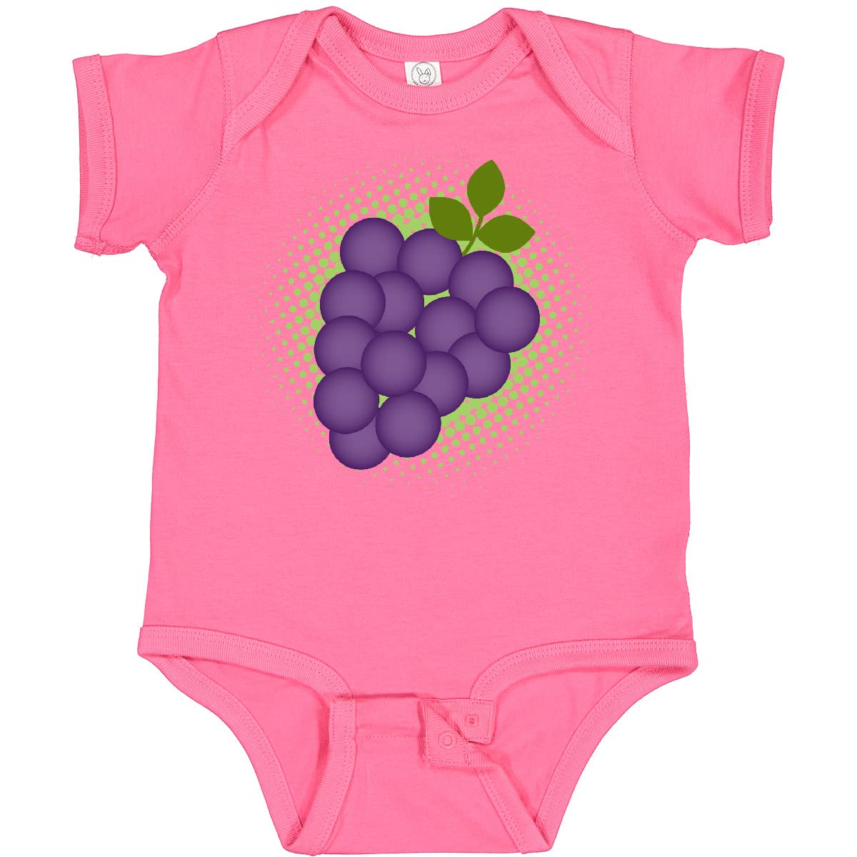 Inktastic Grapes Vineyard Fruit Grape Grower Baby Bodysuit - Soft Cotton Onesie for Newborns & Infants - Perfect for Vineyard Visits, Family Photos & Casual Outings