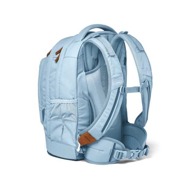 Satch Pack Nordic Ice Blue Backpack - Waterproof Travel Laptop Bag for Men & Women, Perfect for Hiking, Commuting, and Business Trips