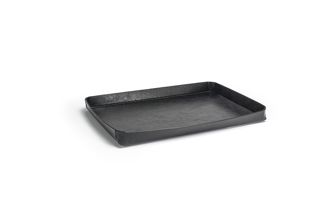 FOH Austin Tray Set of 4 - 16 x 10 Inch Serving Trays for Party, Dining & Home Organization | Durable Plastic Serving Platters for Entertaining, Buffets & Kitchen Storage