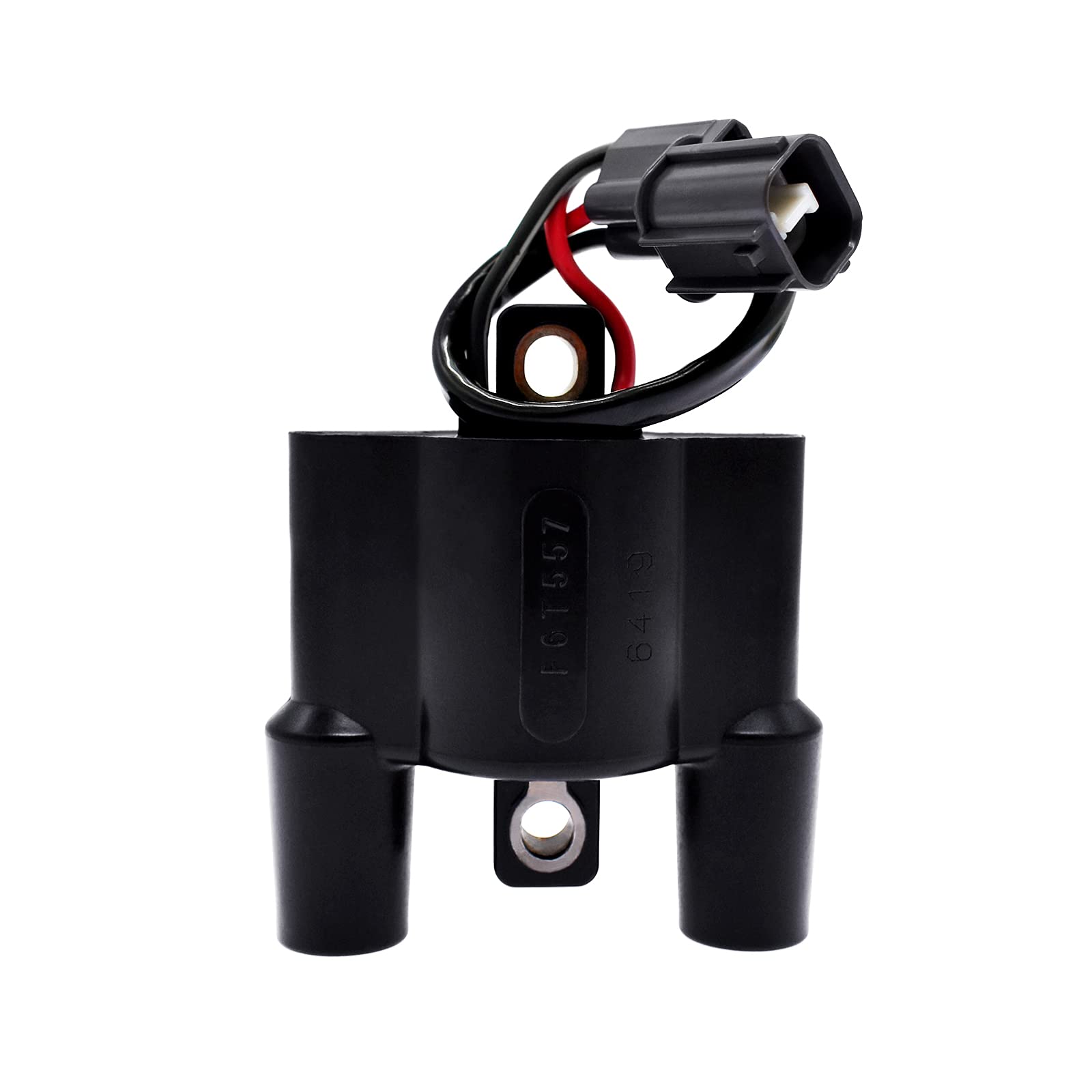 F6T557 Ignition Coil 21121-3722 21121-0720 63P-82310-01-00 Replacement Part Compatible with Yamaha F60 F150 F50 F75 F90 4-Stroke Outboard Motors - Perfect for Marine Engine Repair & Maintenance