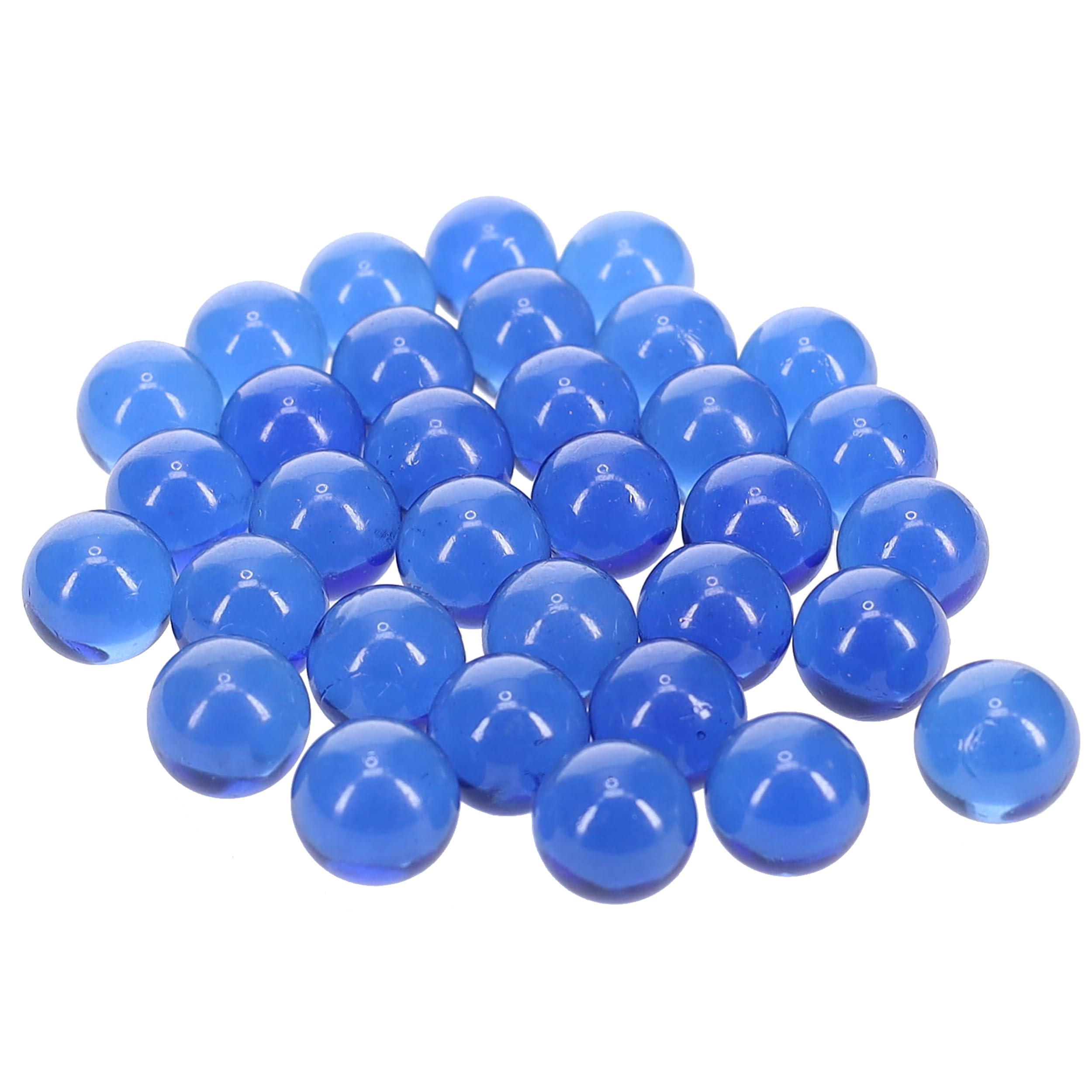 WE Games Marble Solitaire Travel Board Game - 5 Inch Square Wooden Board with 33 Blue Glass Marbles, Magnetic Storage Closure | Classic Solitaire Strategy Game for Adults | Perfect for Travel, Camping & Family Game Nights
