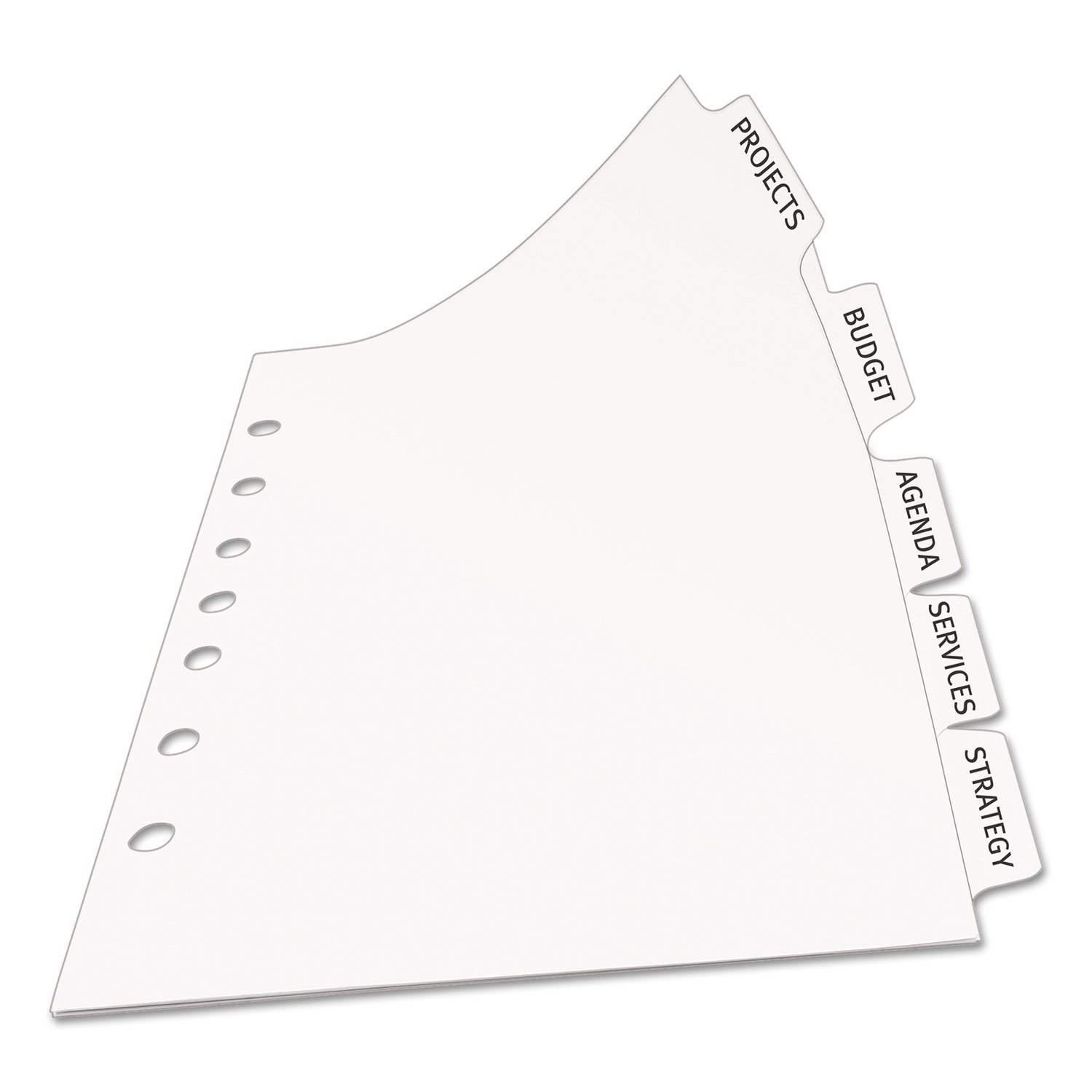 Avery 11426 Index Maker Dividers - 5-Tab White 8.5