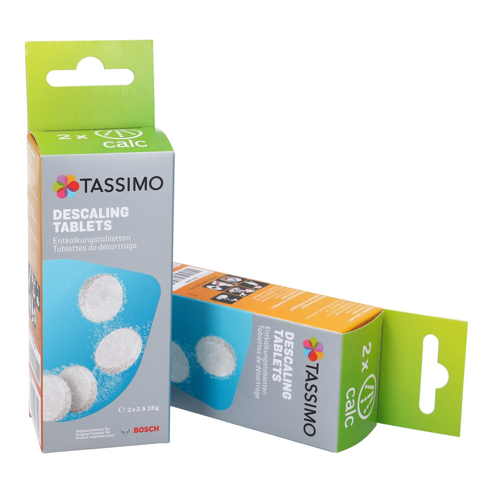 2-Pack Tassimo Bosch Coffee Machine & Espresso Maker Descaling Tablets - Remove Limescale & Calcium Buildup - Compatible with T20, T40, T45, T55 Models - Perfect for Home & Office Coffee Machines