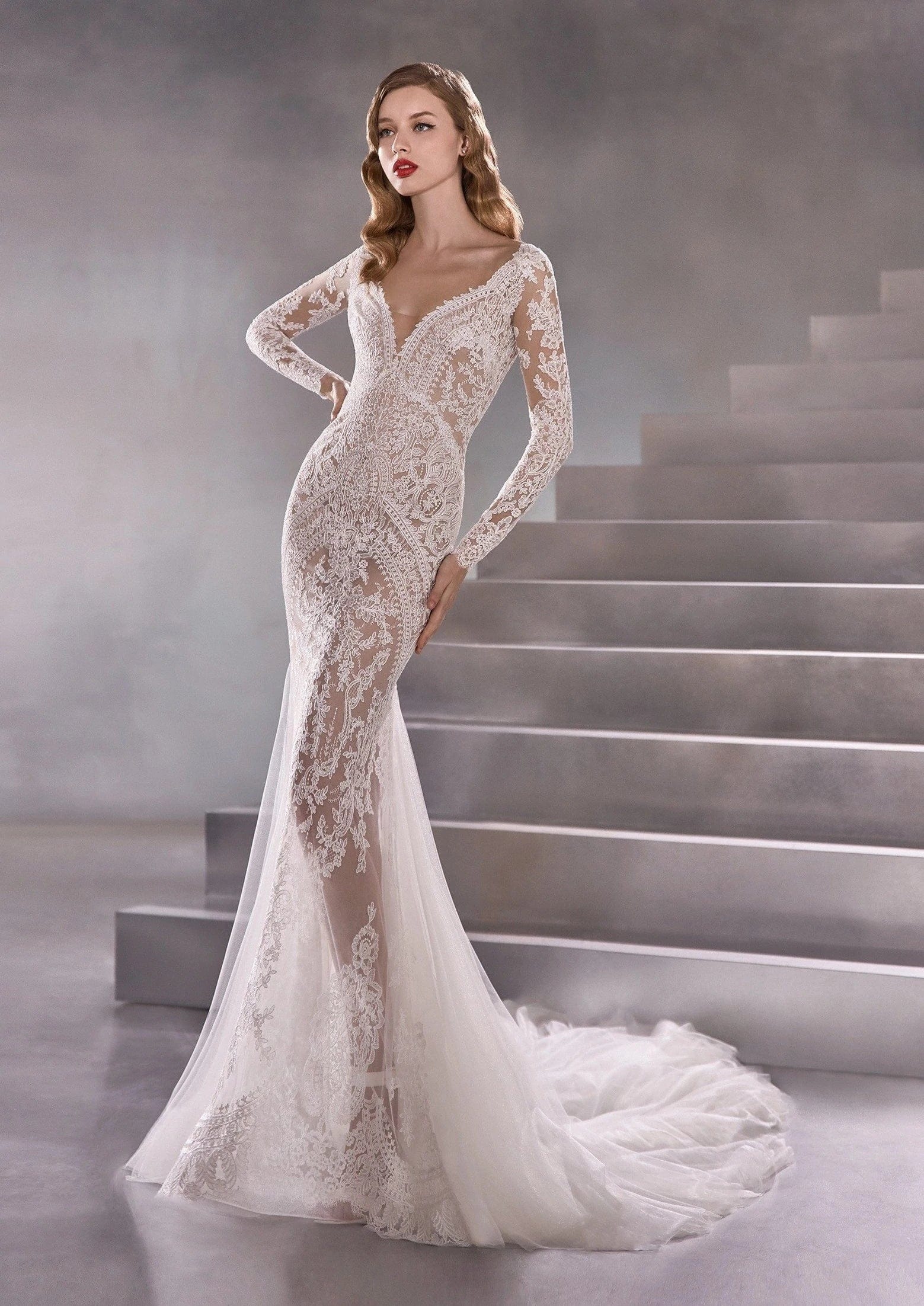 Atelier Pronovias Interstellar Wedding Dress - Size 10 | Elegant Bridal Gown for Church Ceremonies & Formal Events