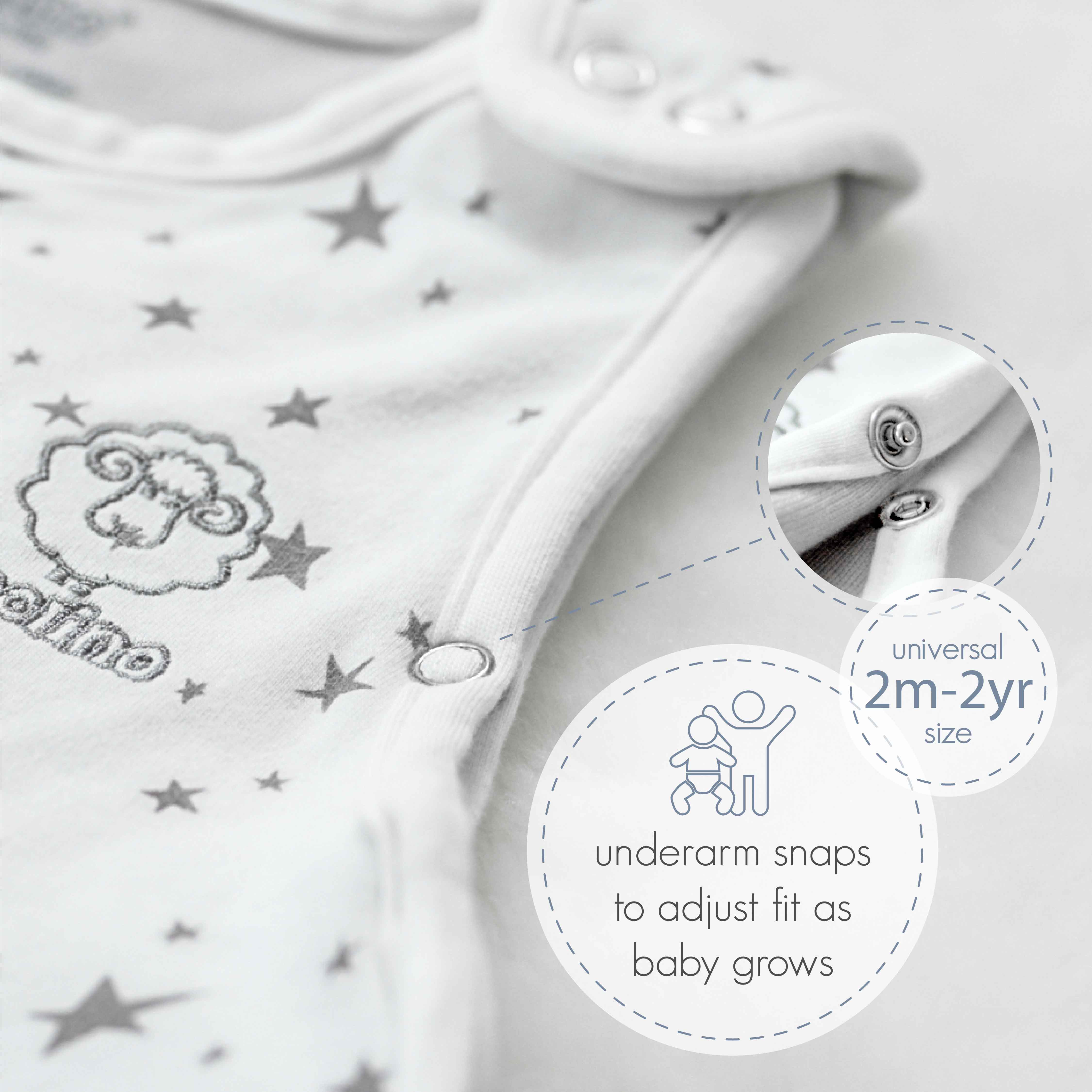 4 Season Baby Sleep Sack - Merino Wool & Organic Cotton for Infants 2 Months to 2 Years - Soft & Breathable Strawberry Design - Perfect for Nursery, Daycare & Travel